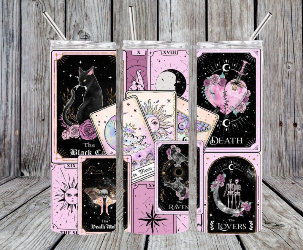 Tarot card tumbler