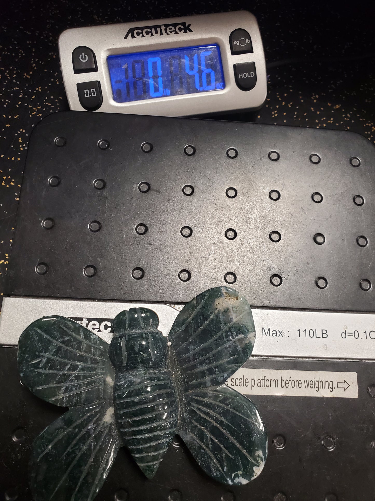 Moss agate bee