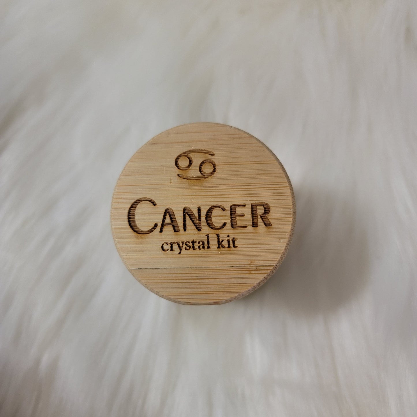 Cancer Zodiac Crystal Jar