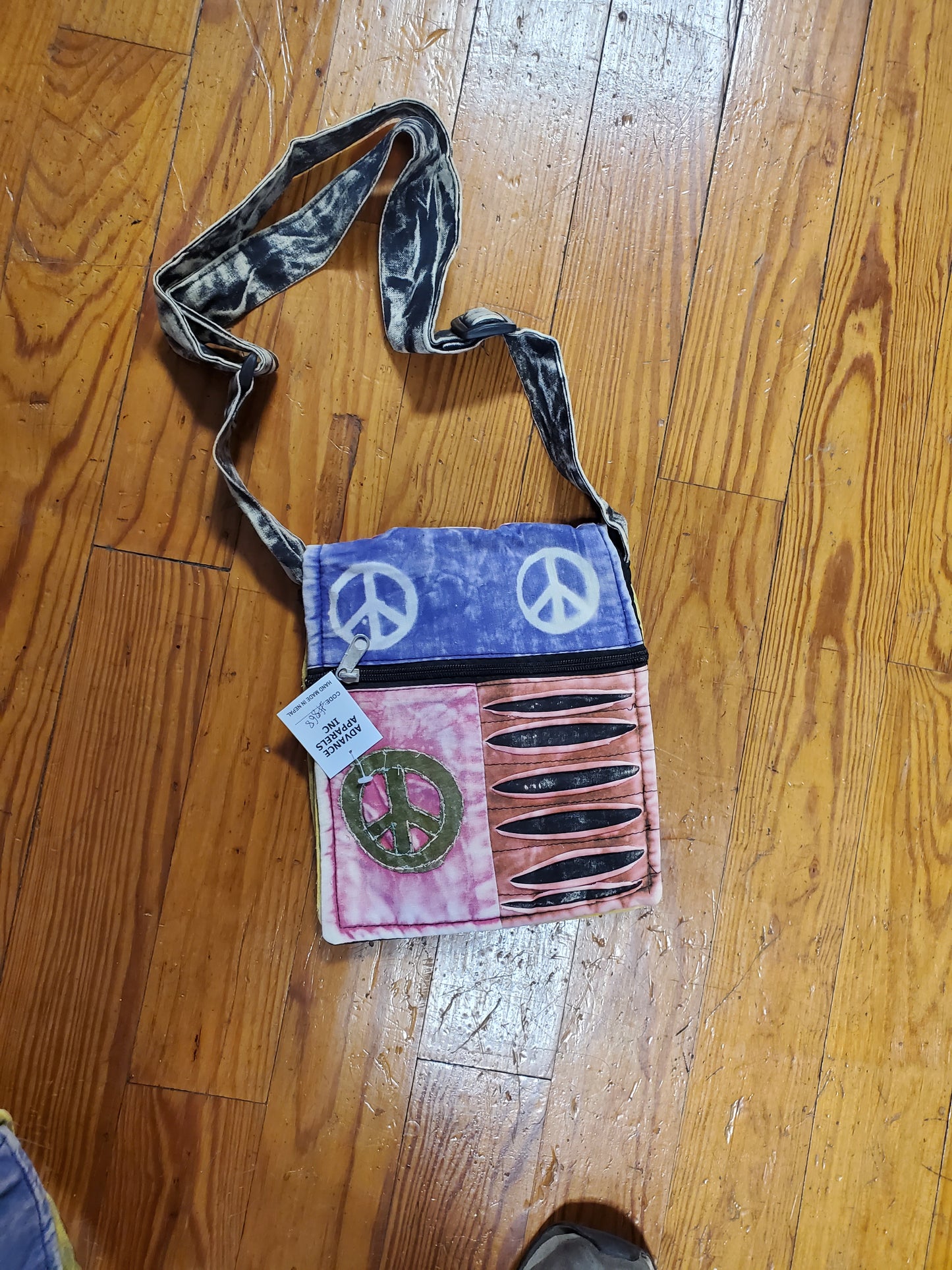 Peace sign purse