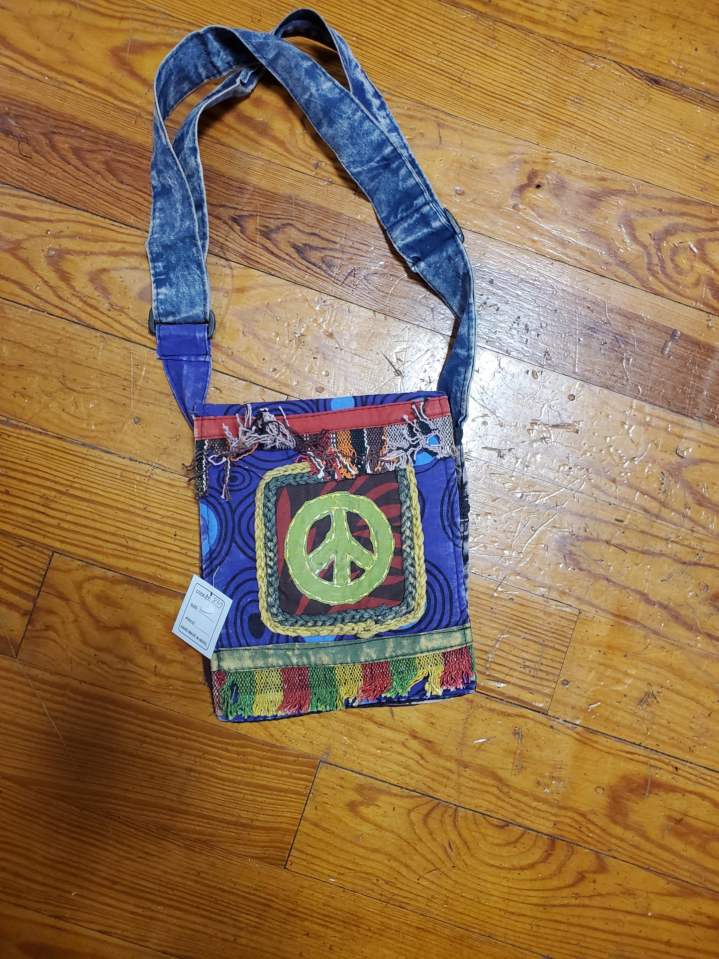 Peace sign purse