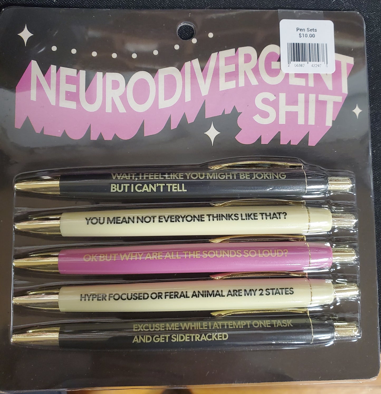 Neurodivergent pen set