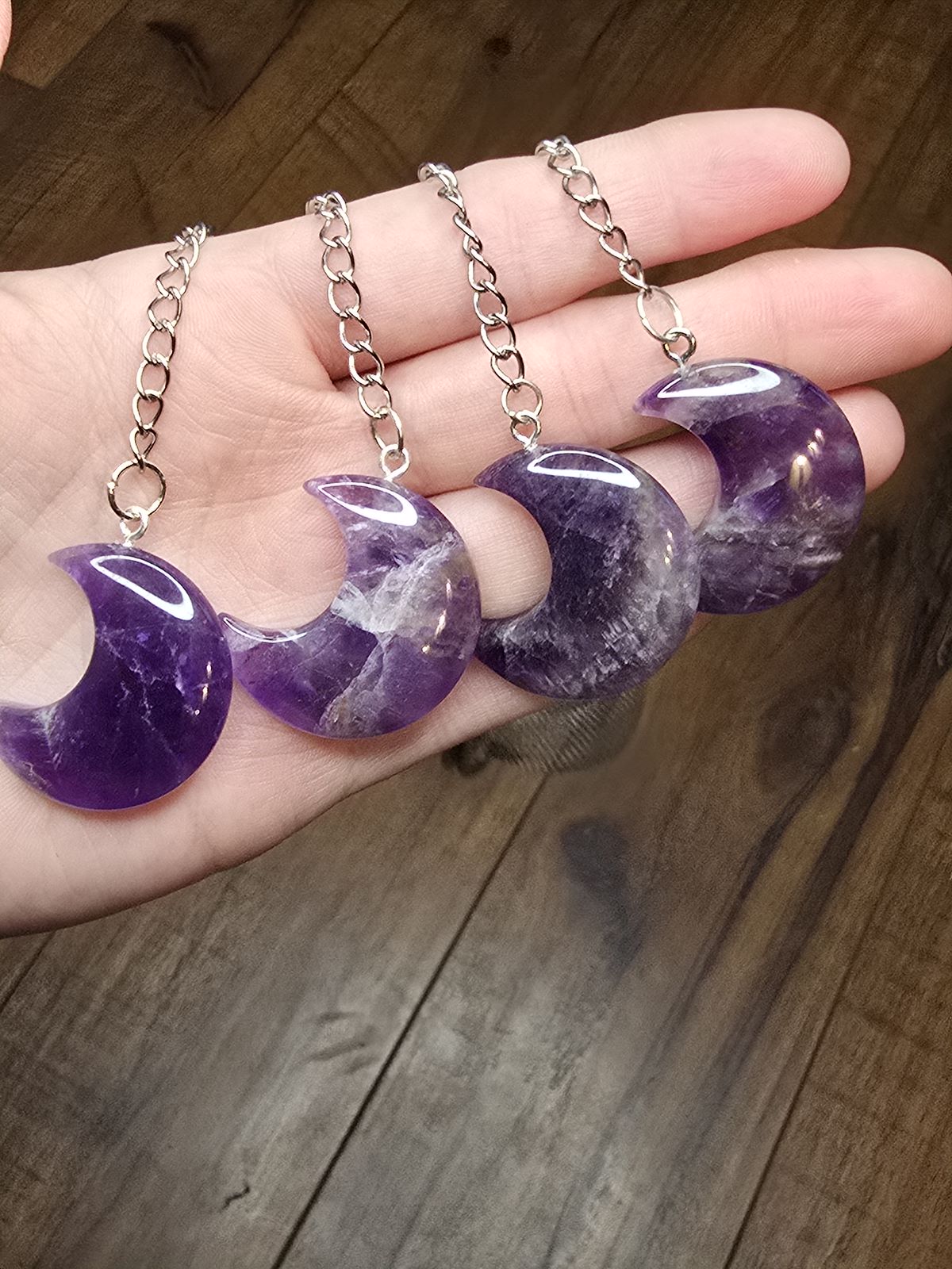 Chevron Amethyst Moon Loose Tea Leaf Infuser