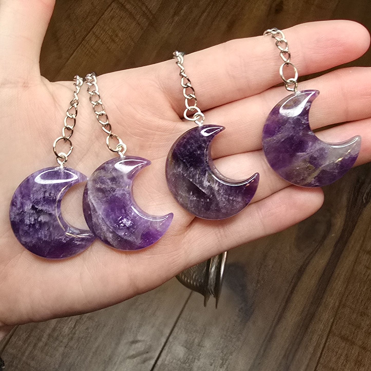 Chevron Amethyst Moon Loose Tea Leaf Infuser