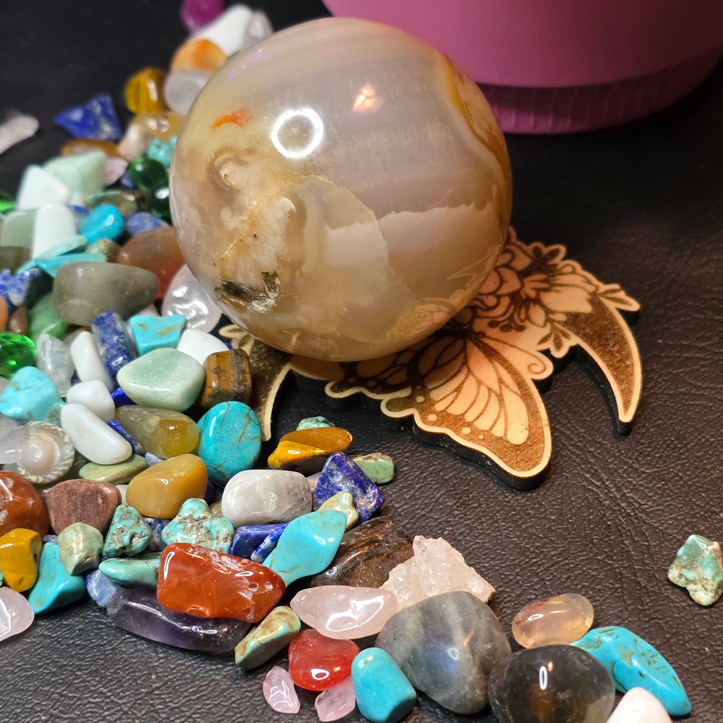 Crystal Sphere Stand