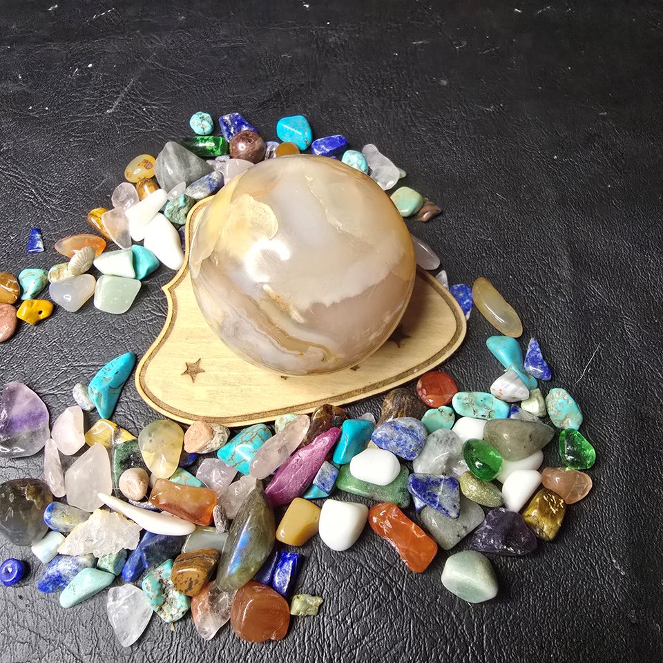 Crystal Sphere Stand Holder