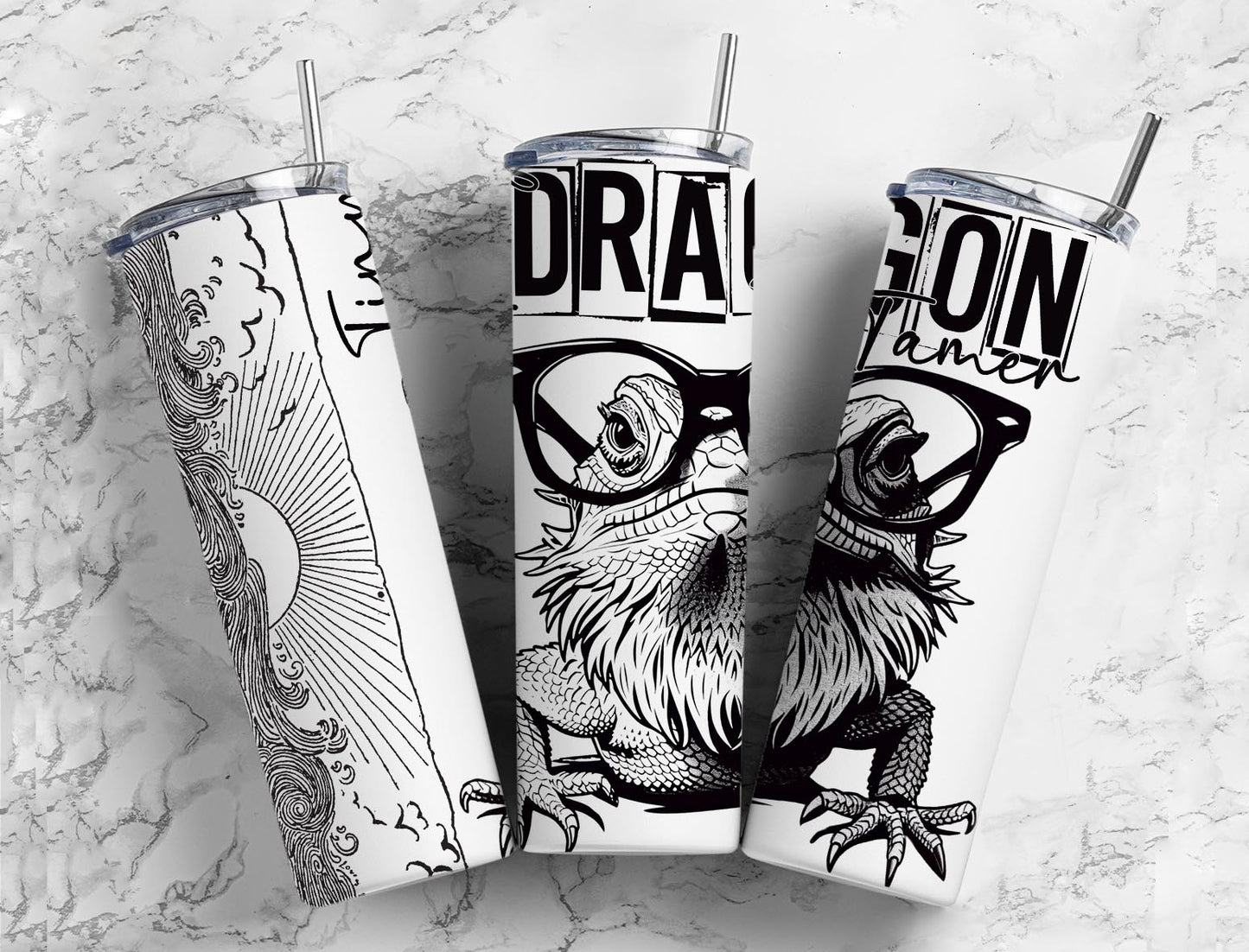 Bearded Dragon Tamer Metal Insulated Tumbler