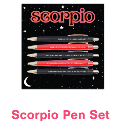 Scorpio pen set