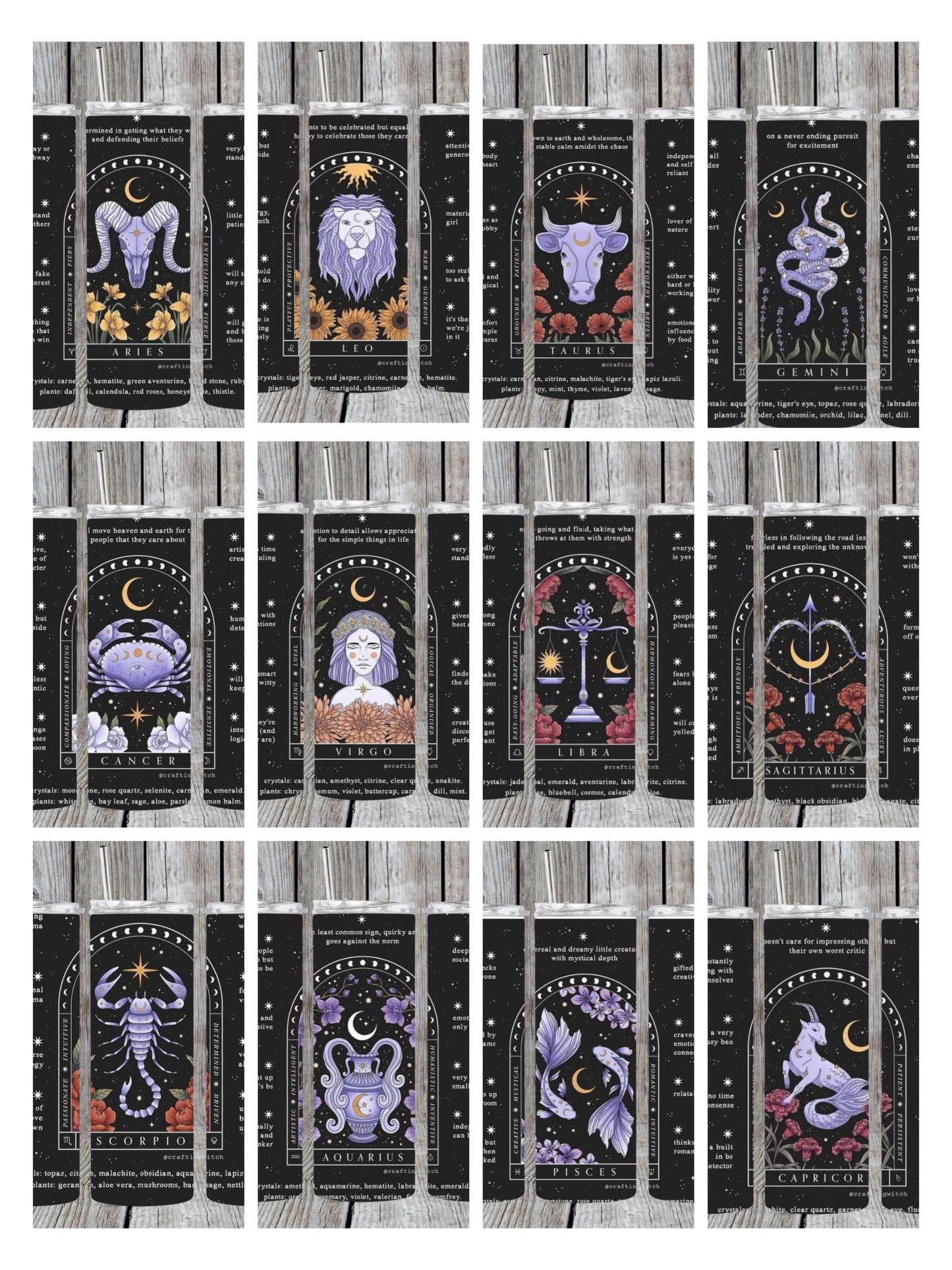 Zodiac tumbler