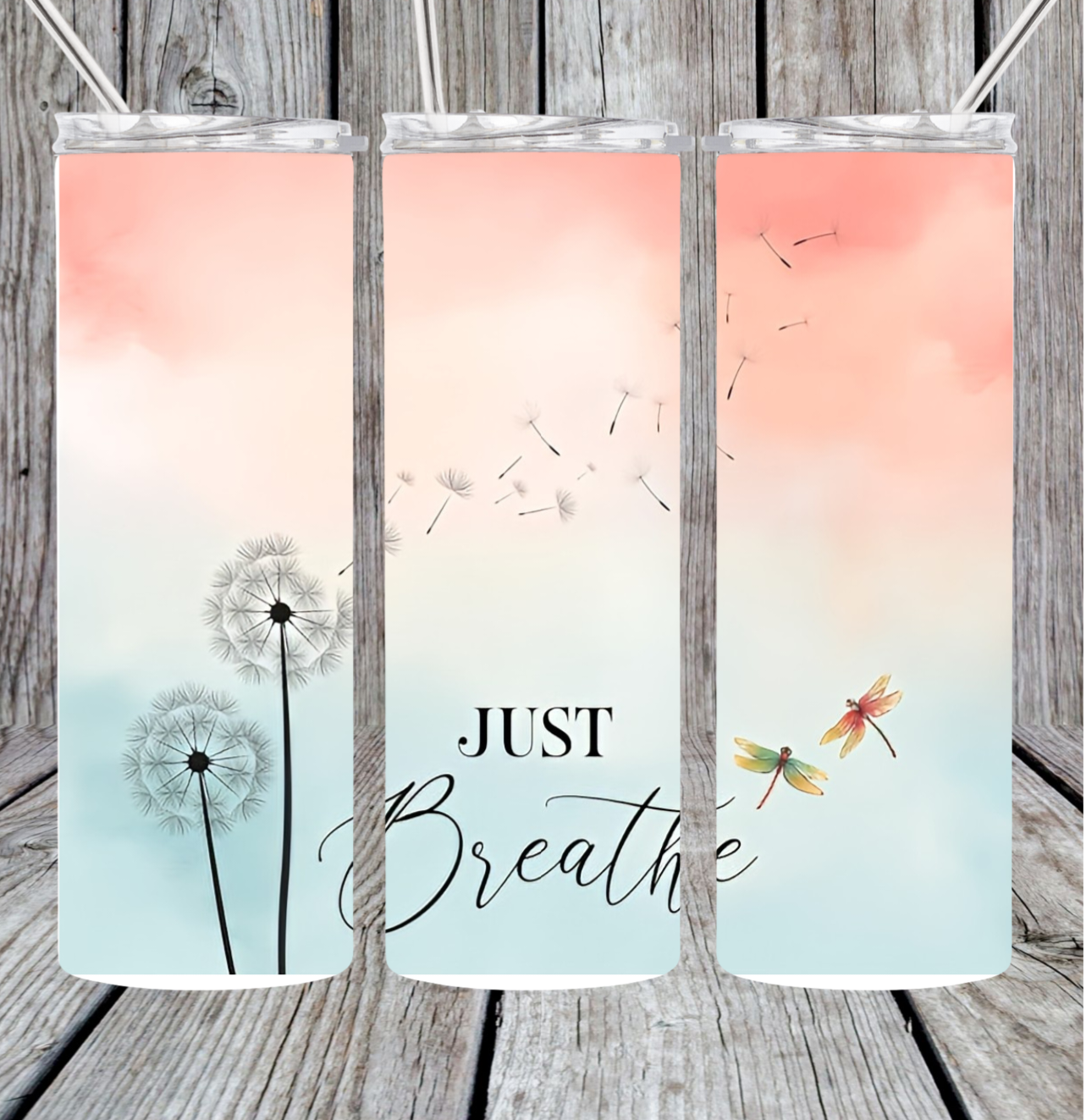 Just breathe tumbler