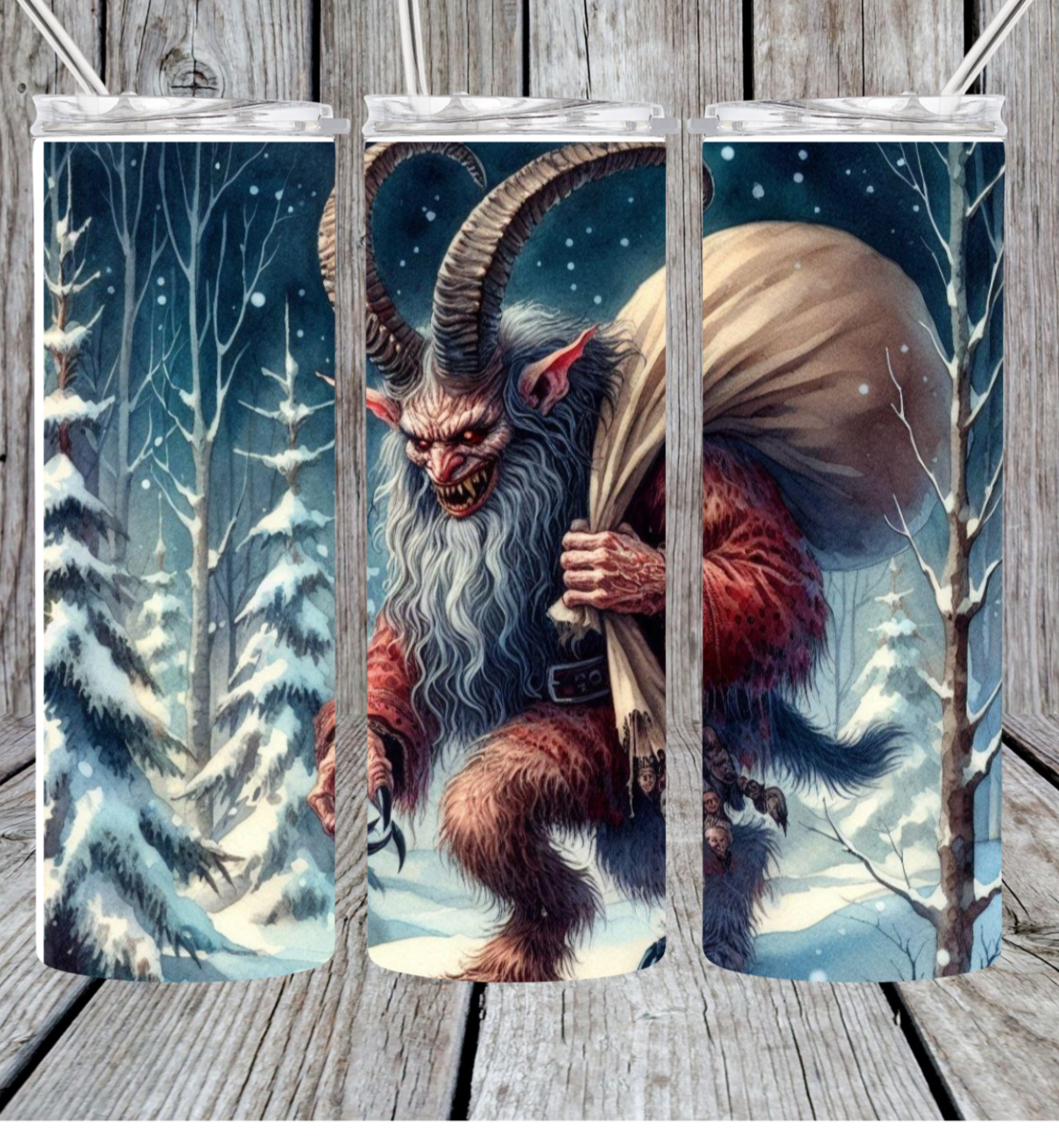 Krampus tumbler