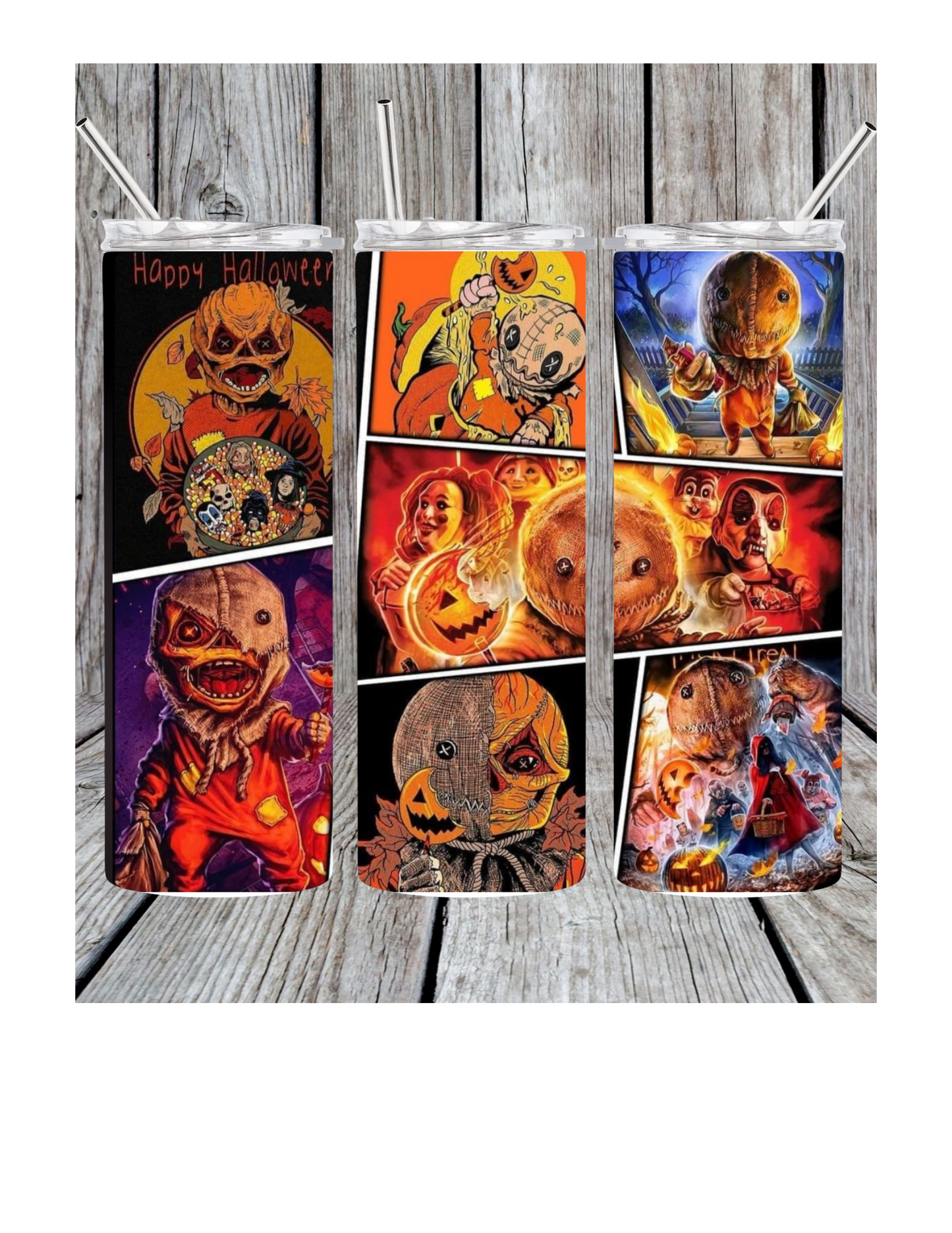 Trick or treat tumbler