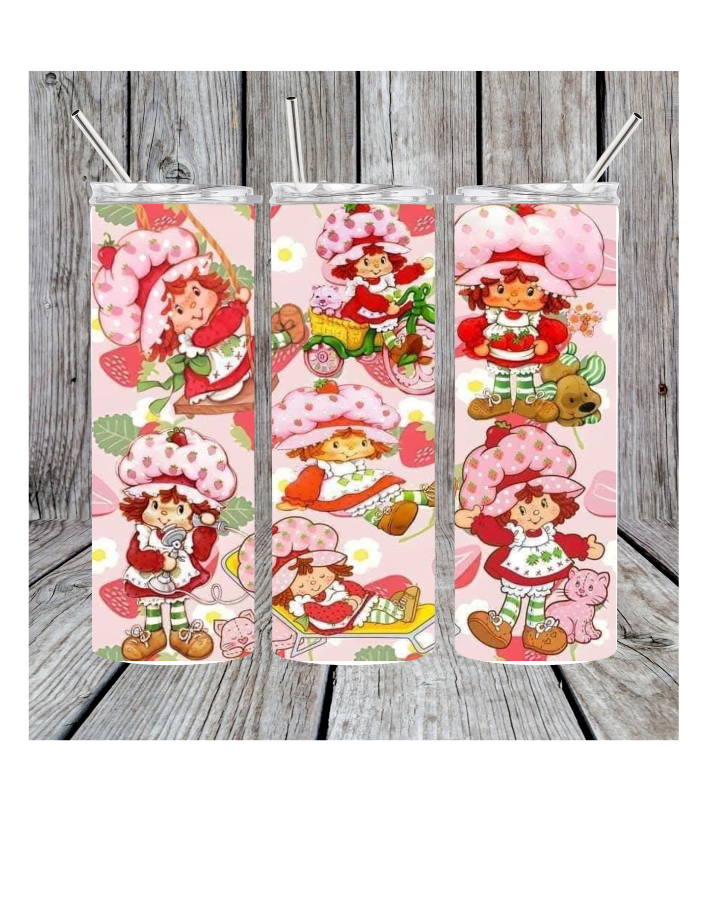 Strawberry shortcake tumbler