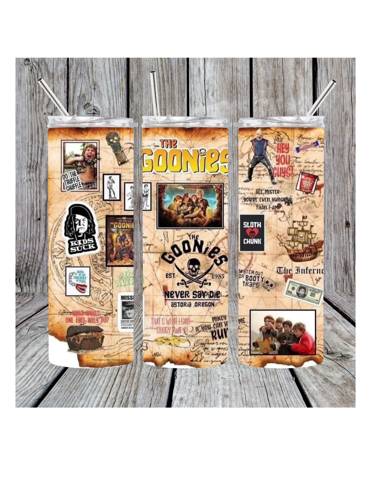 Goonies tumbler