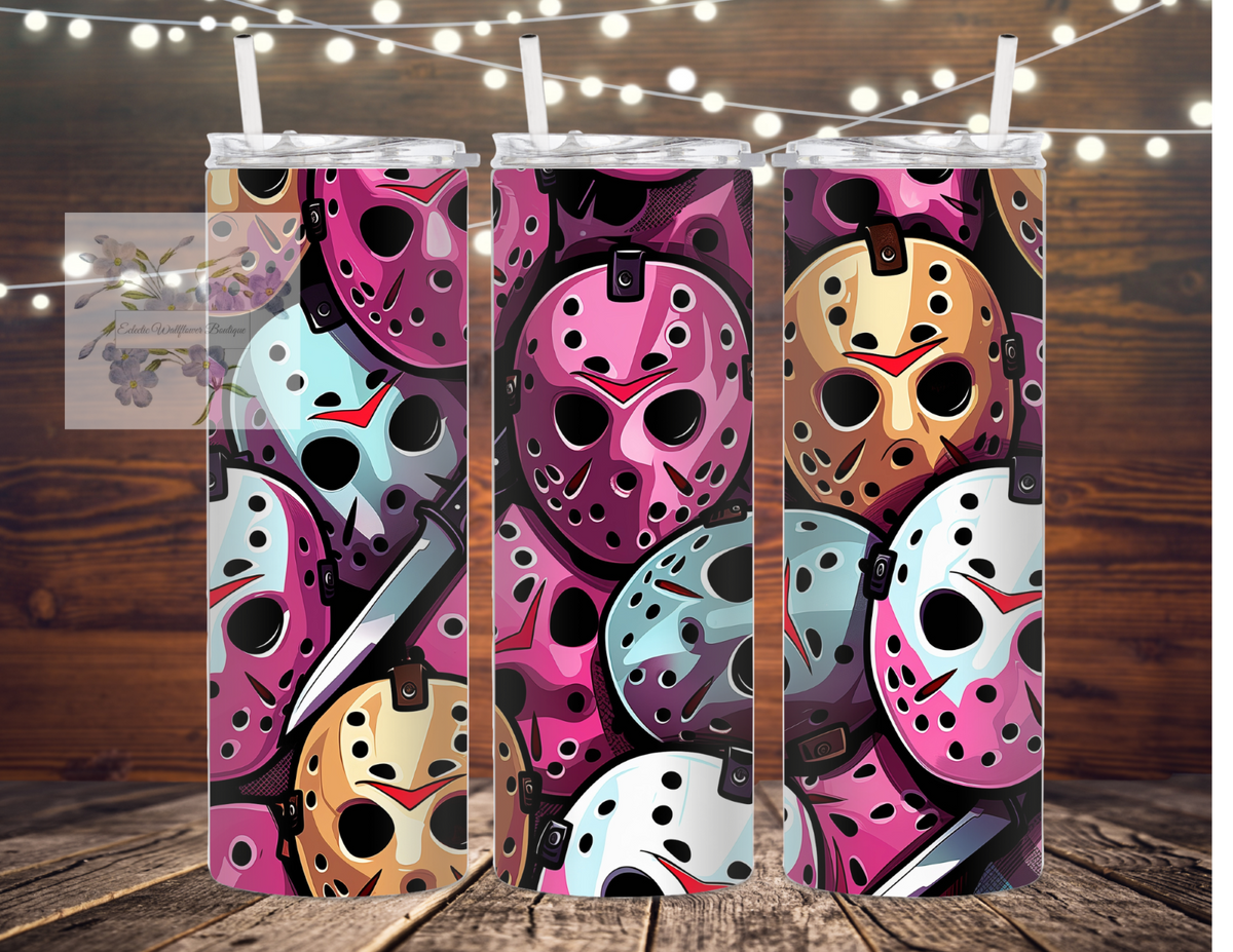 Jason Mask Stainless Steel Tumbler