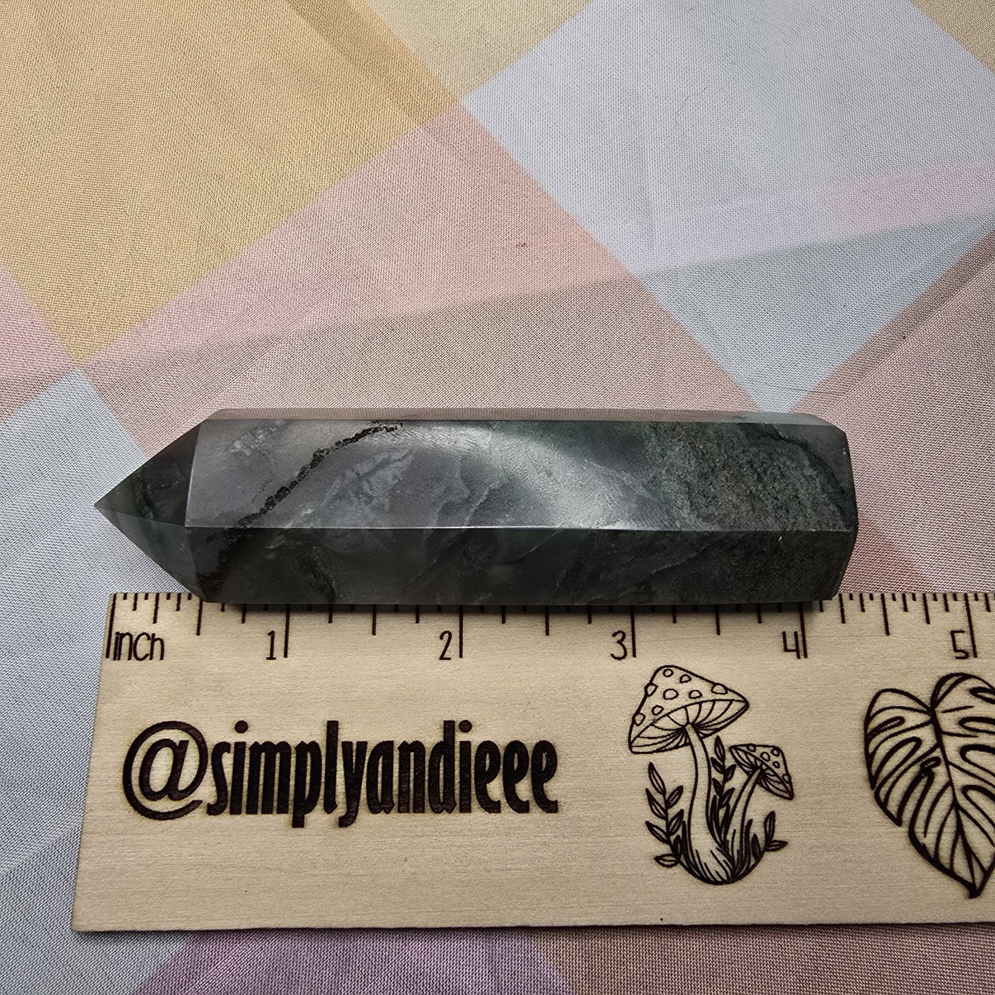 African Jade Crystal Tower