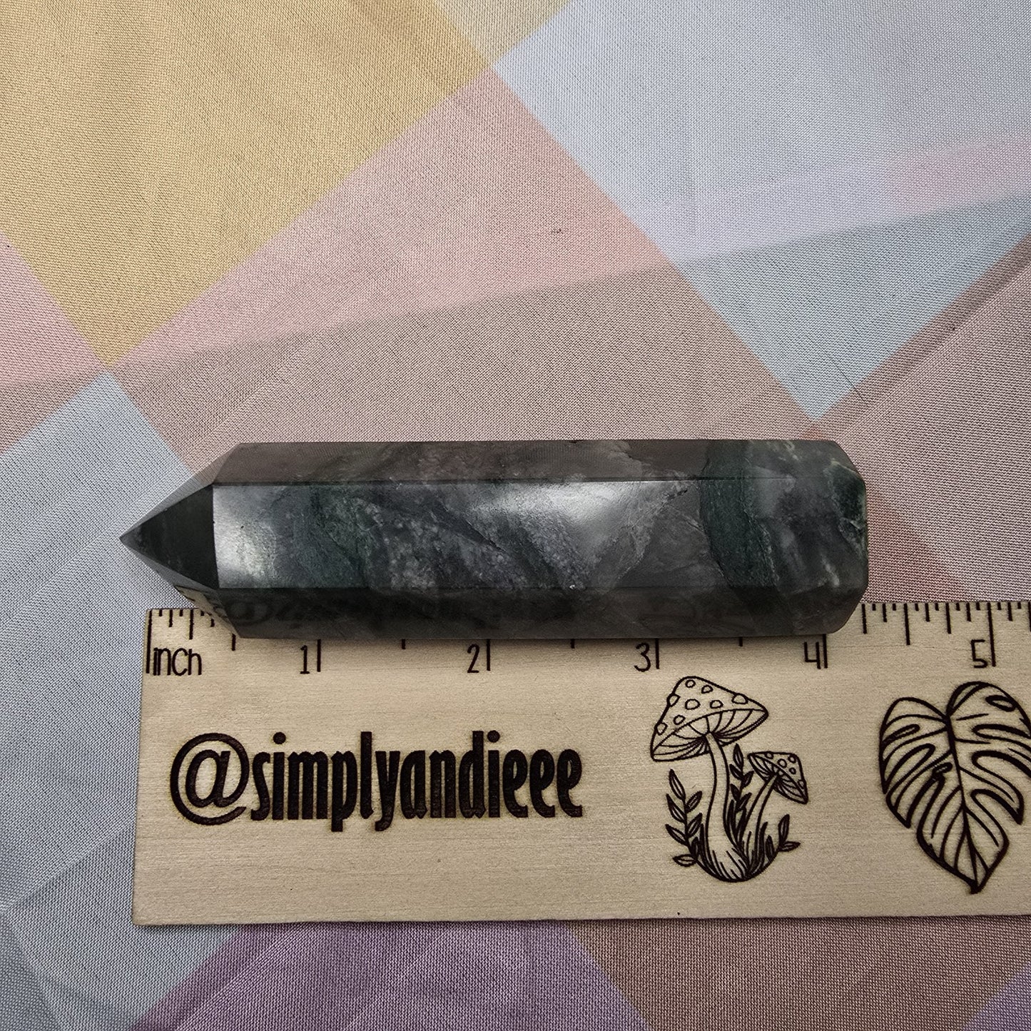 African Jade Crystal Tower