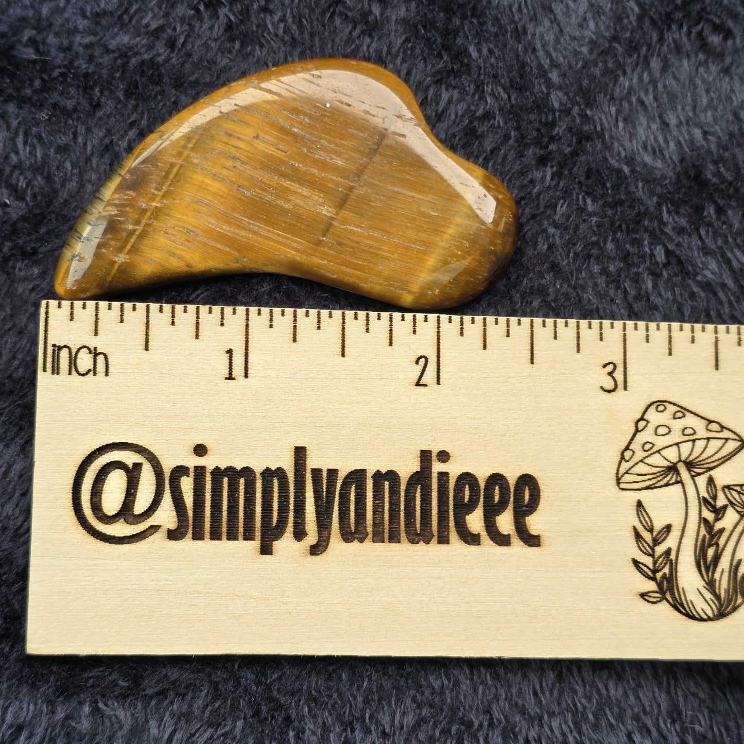 Tiger Eye Crystal Gua Sha