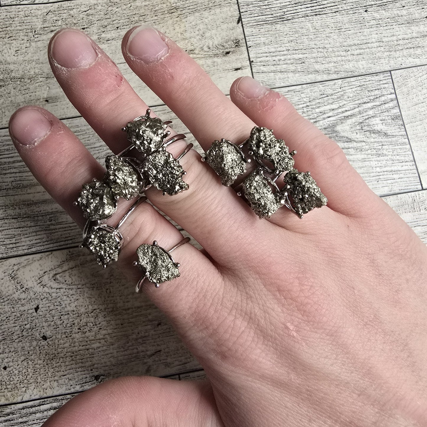 Pyrite ring
