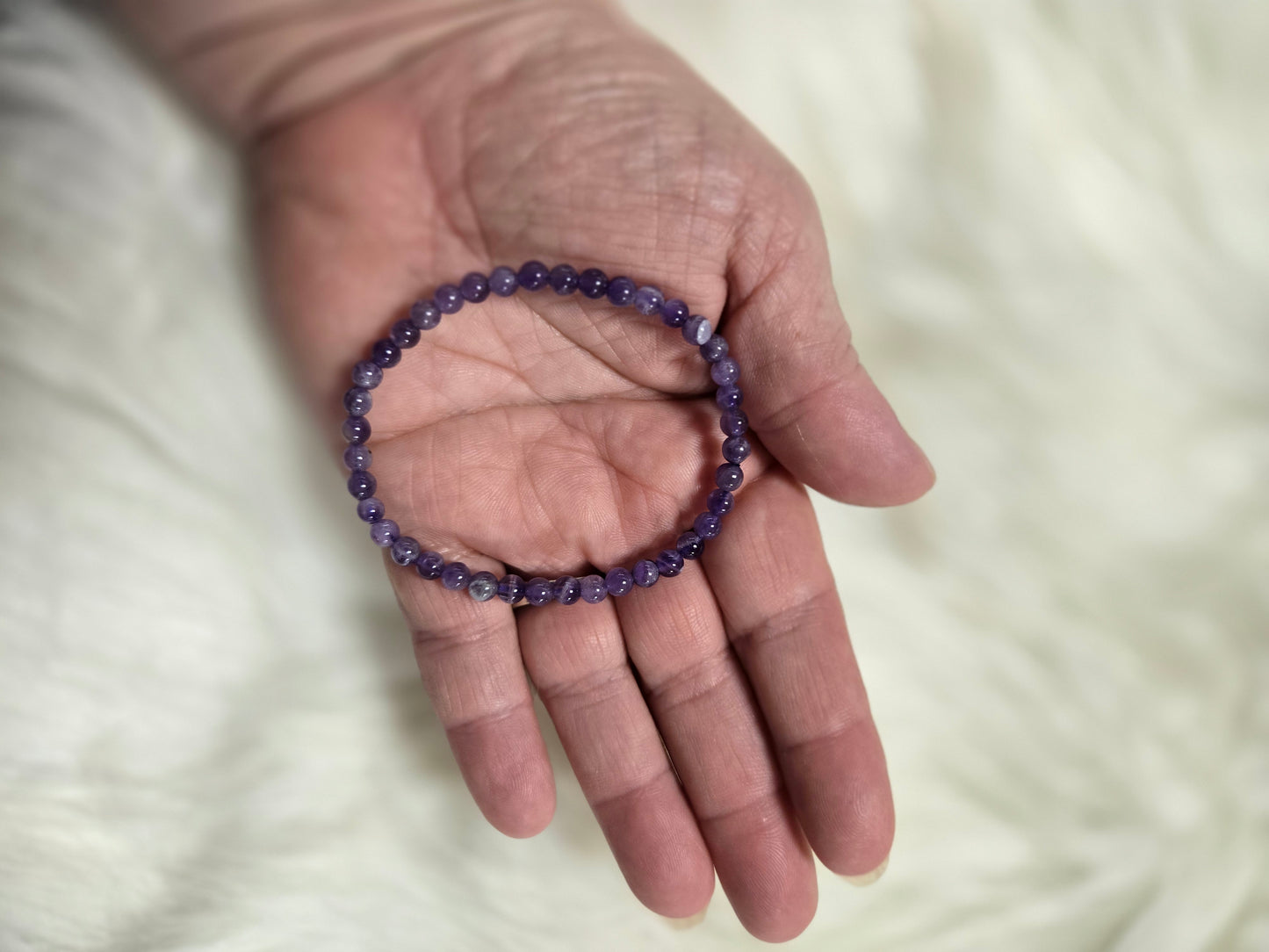 Chevron Amethyst bracelet