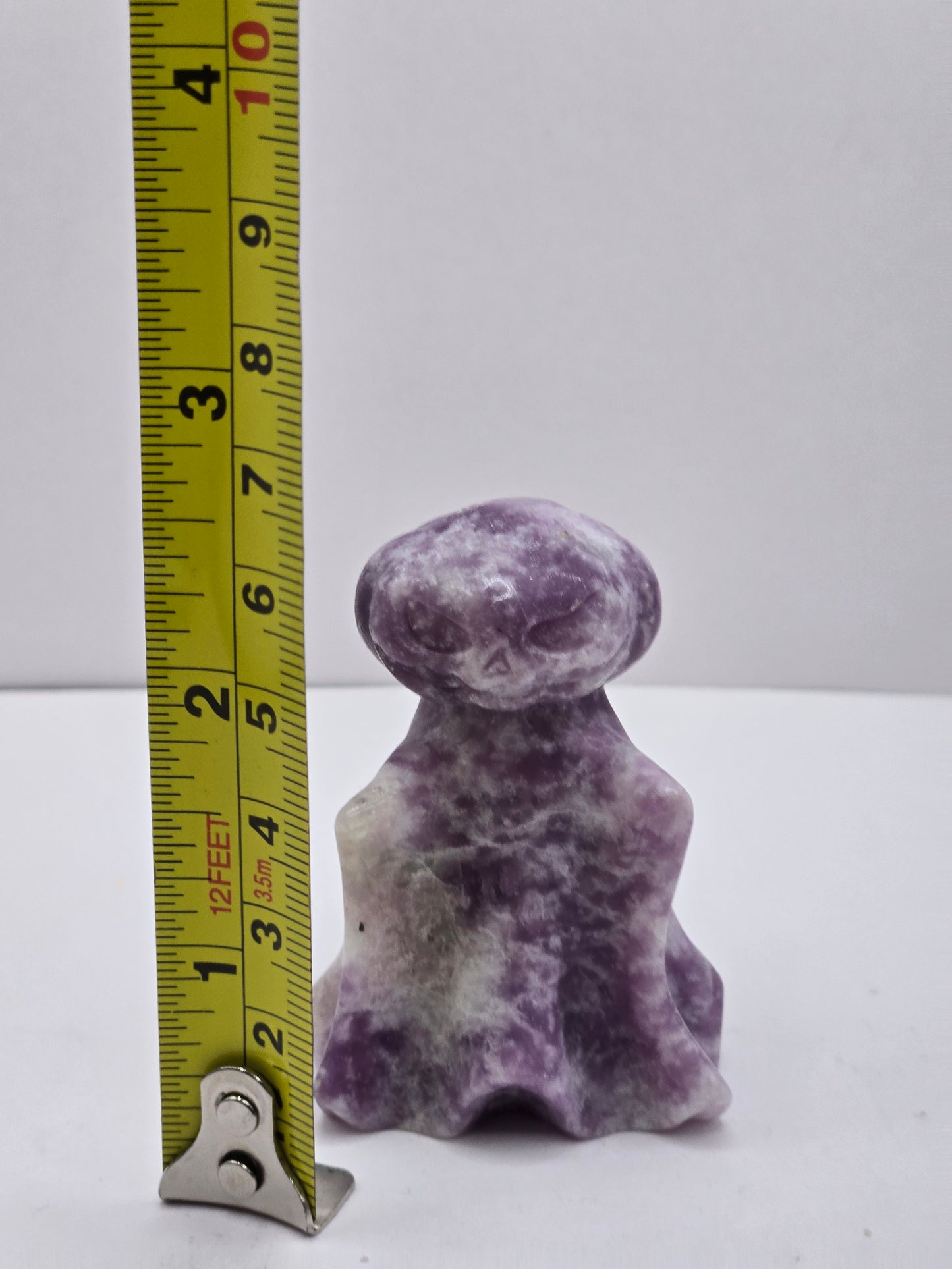 Lepidolite ghost pumpkin