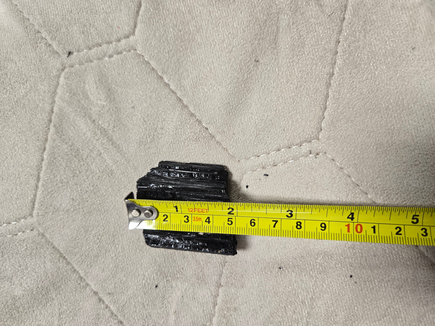 Raw black tourmaline