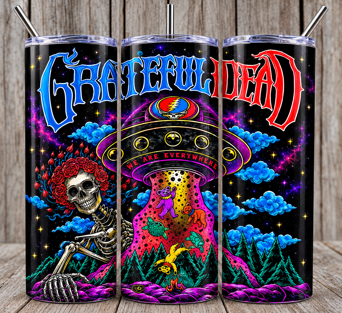 Ufo grateful dead tumbler