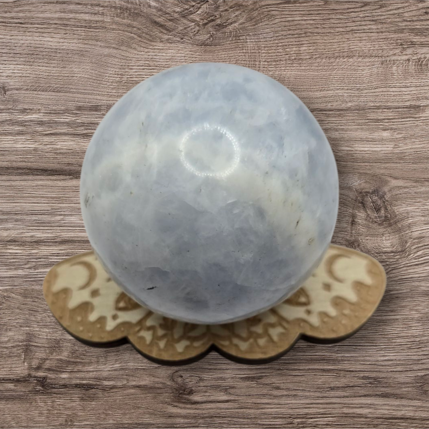 Blue Calcite Sphere