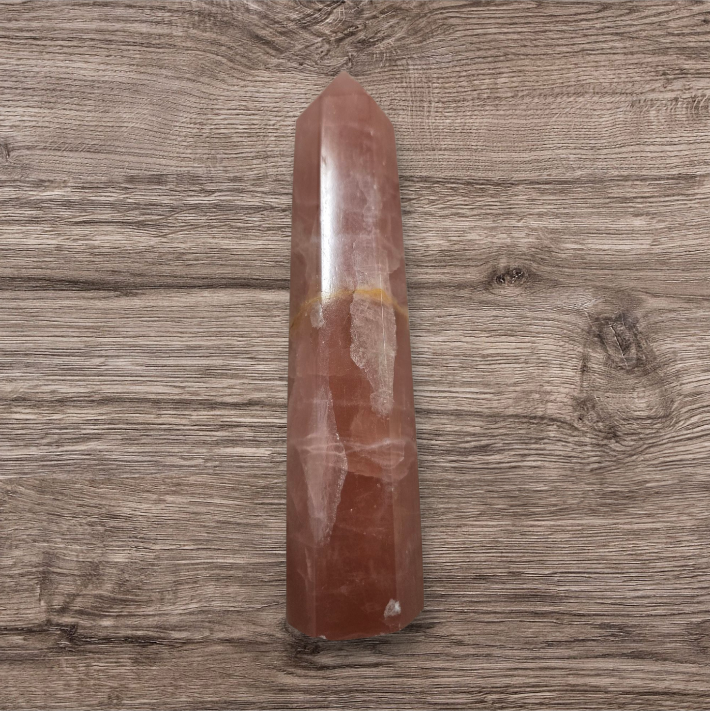 Rose quartz tower