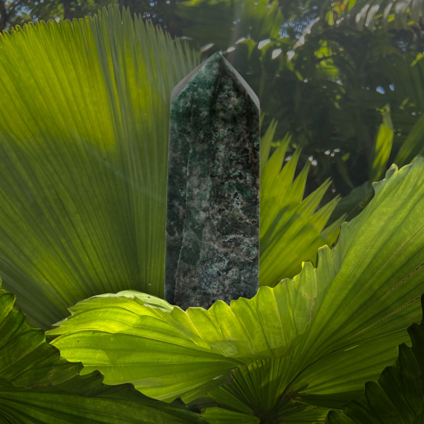 Green mica point