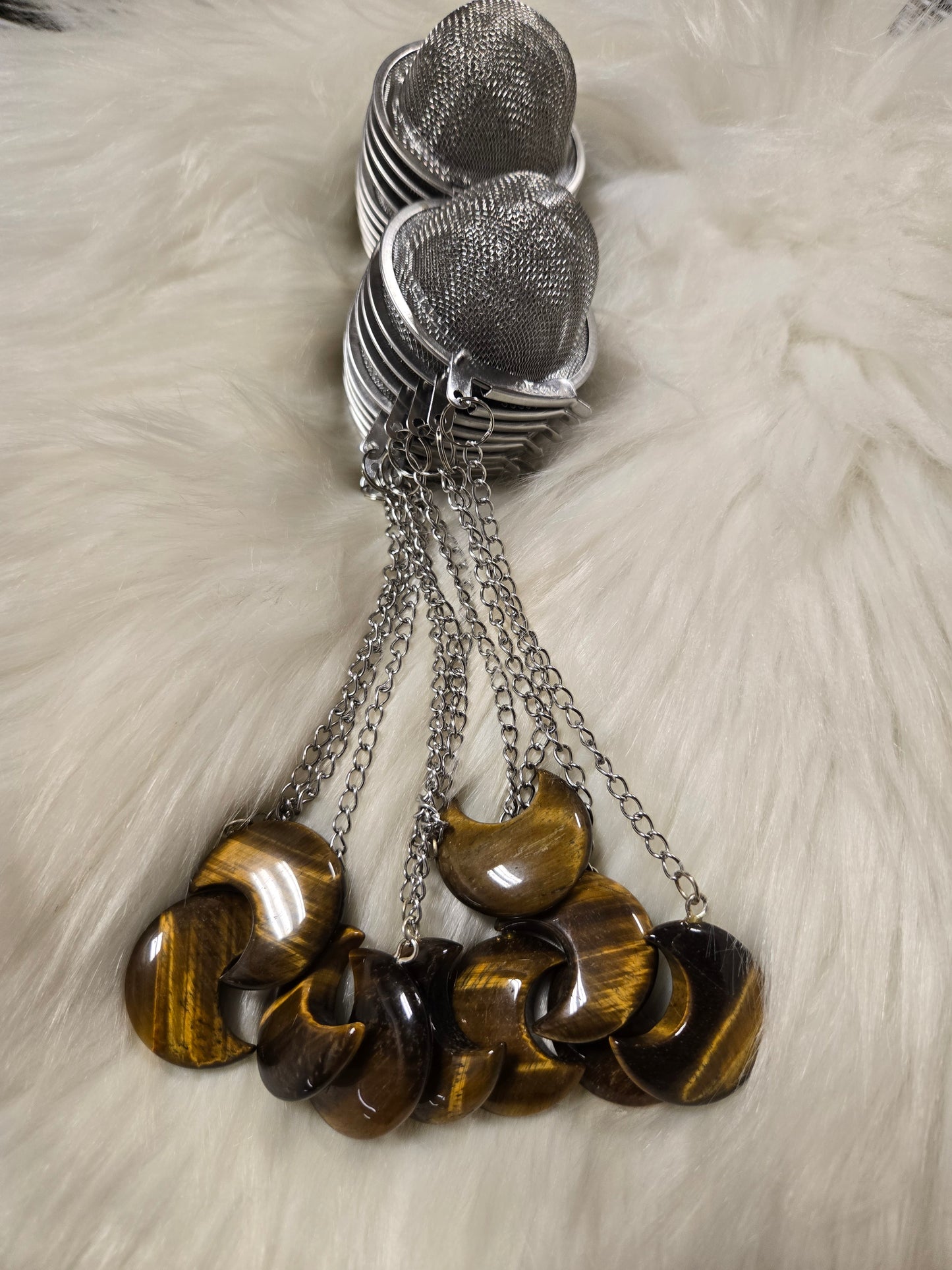 Tiger eye moon tea infuser
