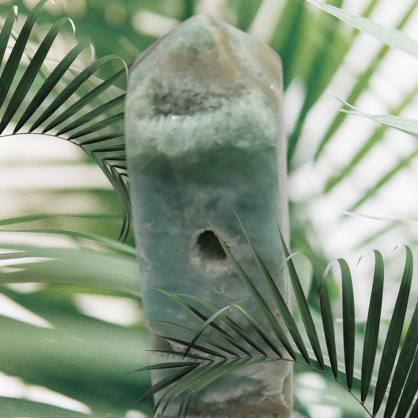Caribbean calcite point