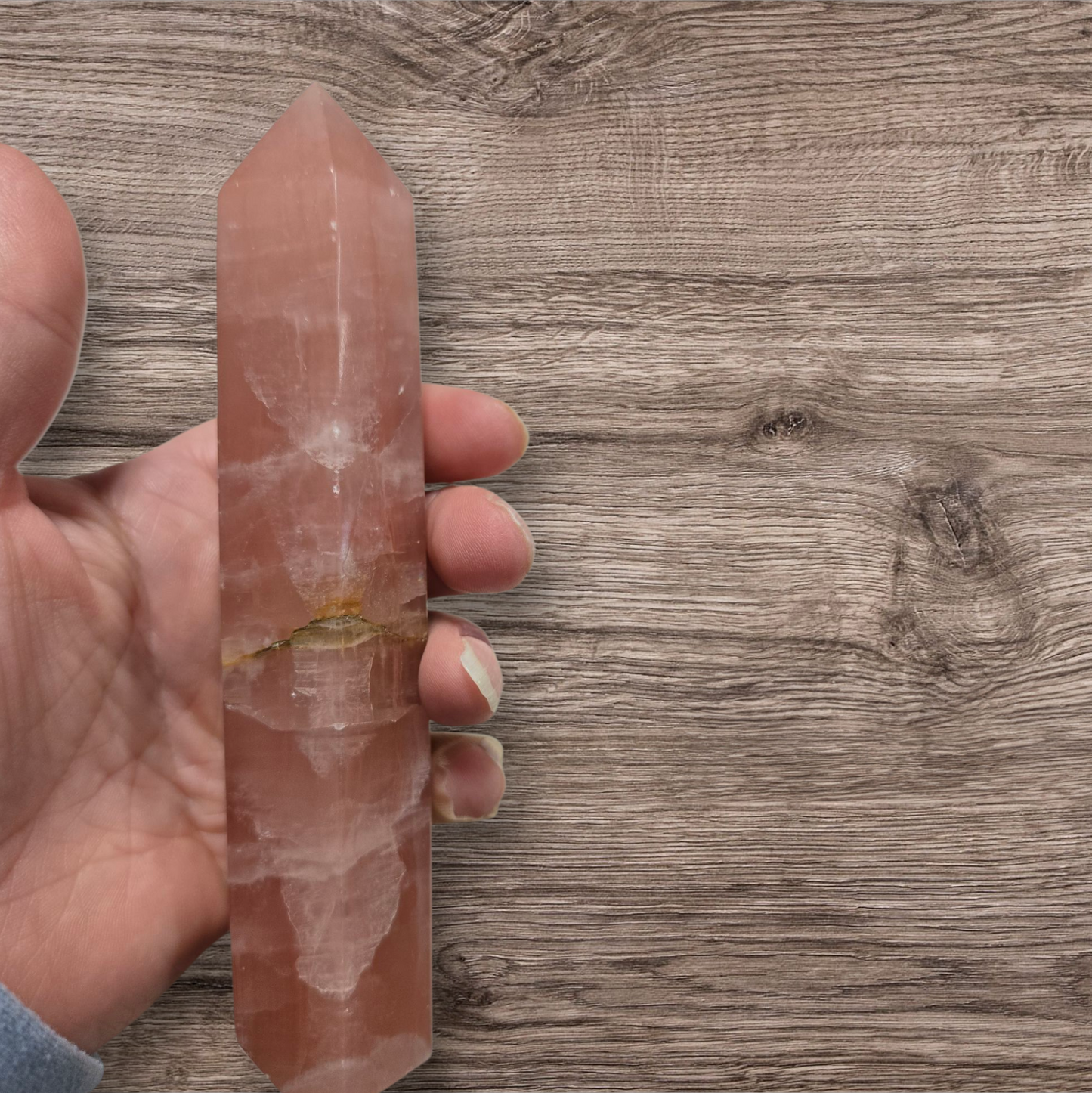 Rose quartz tower