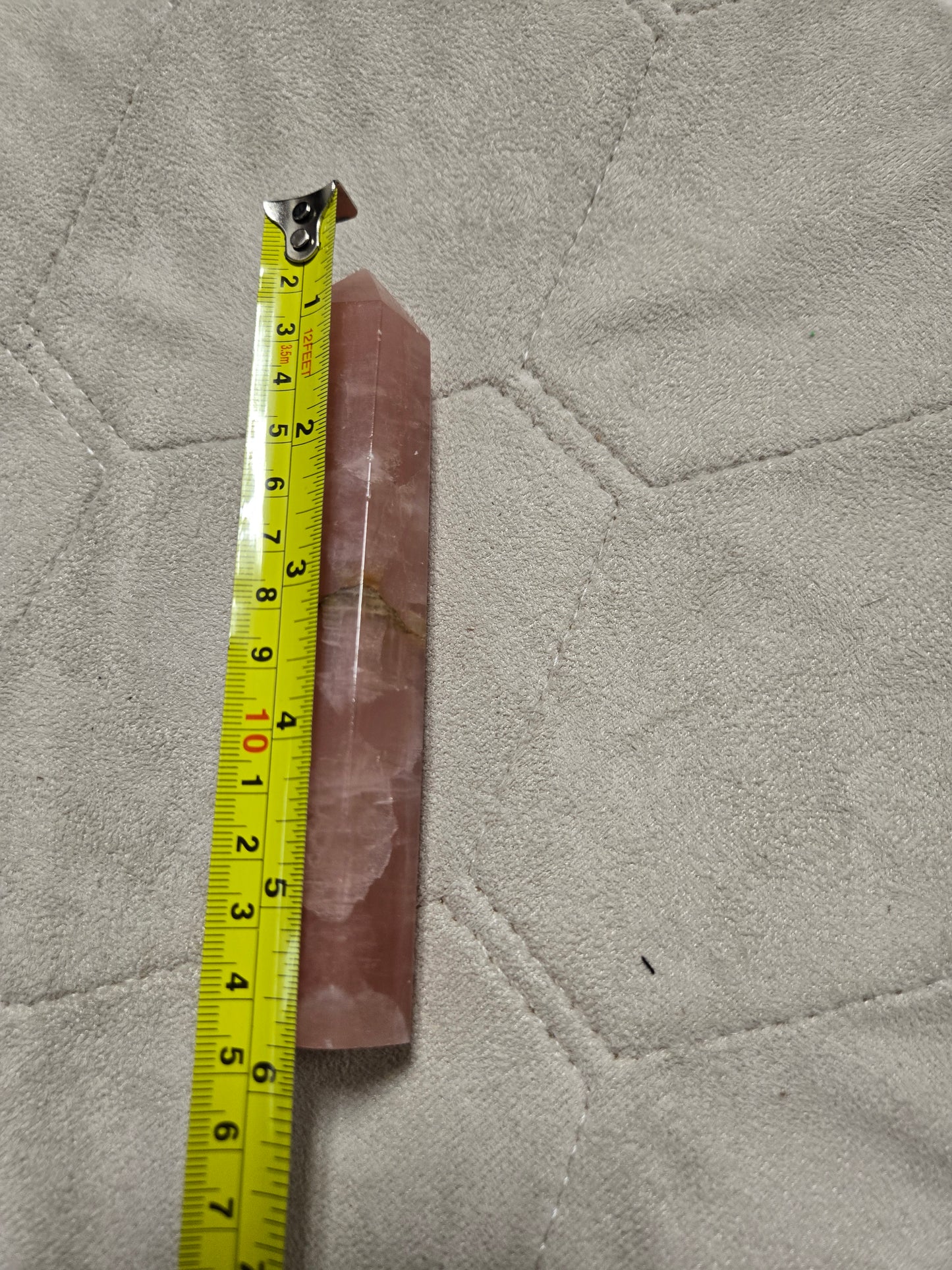 Rose quartz tower