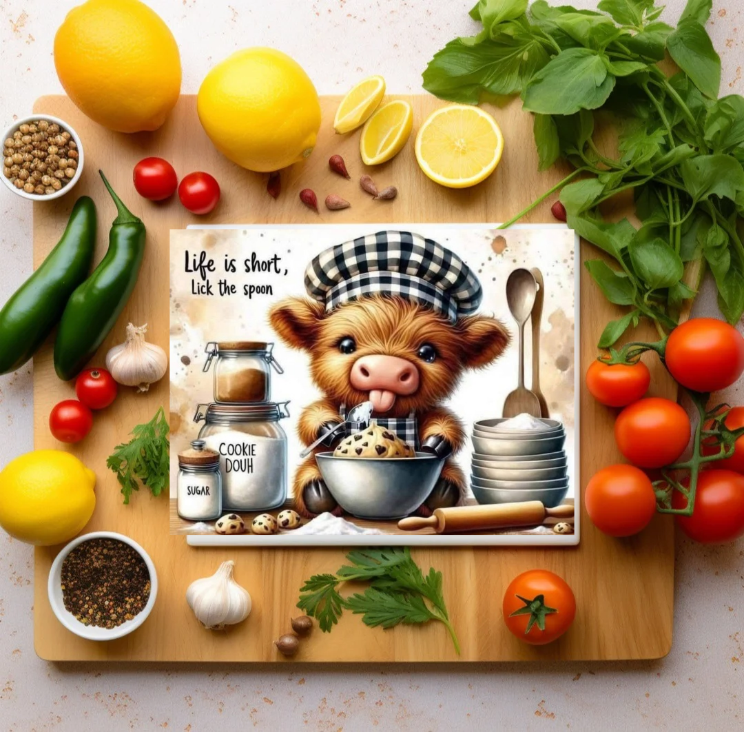 Cow cutting board