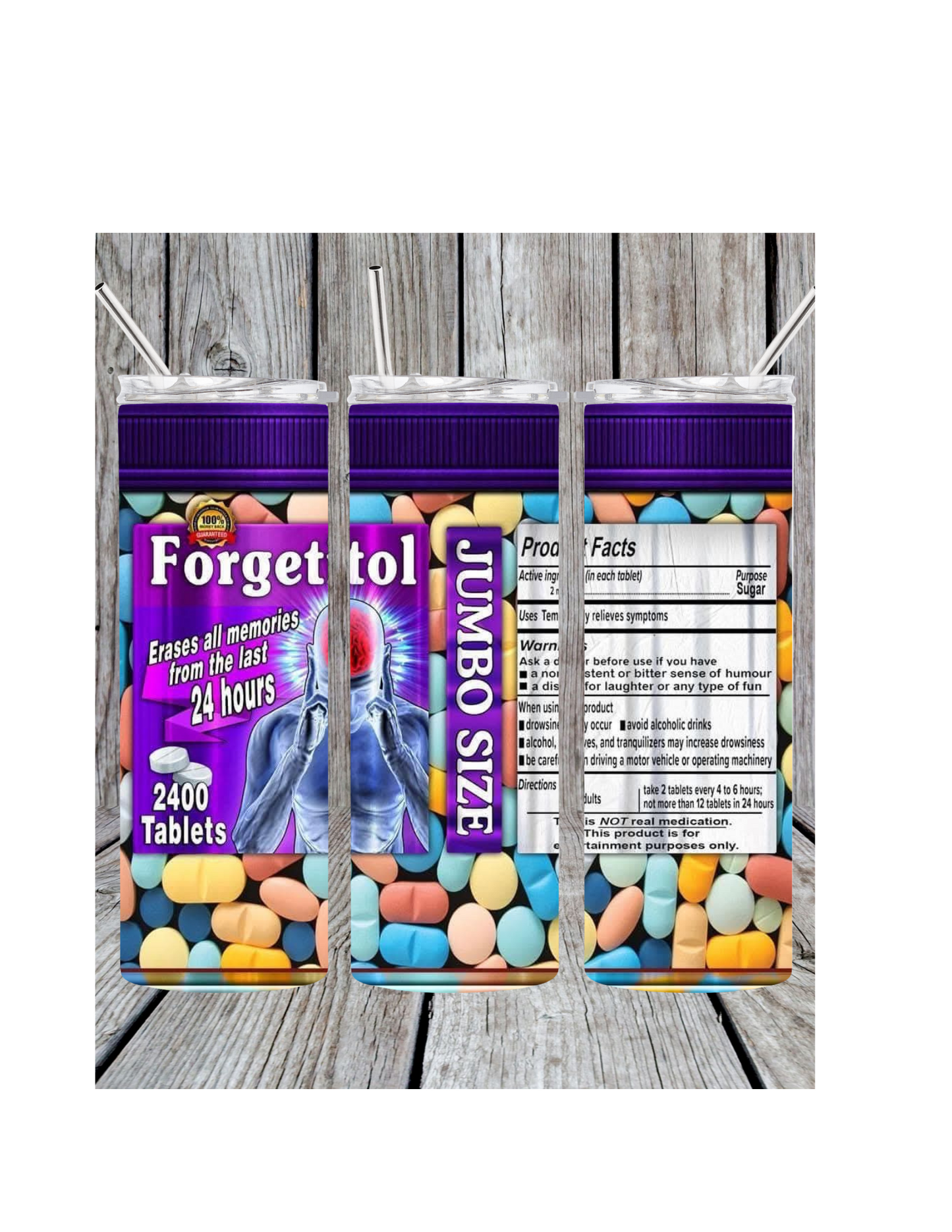 Forgetitol tumbler