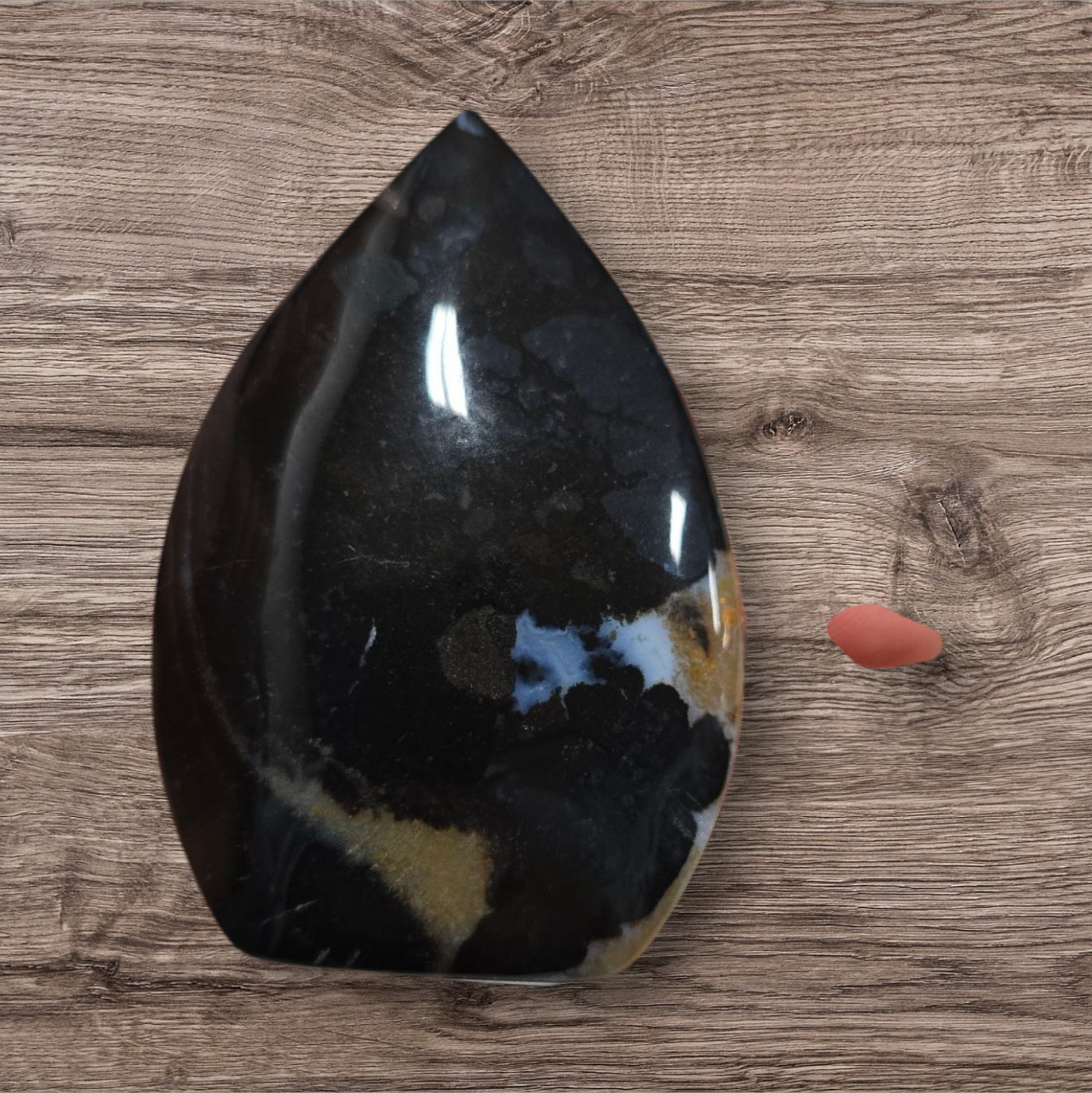 Agate teardrop