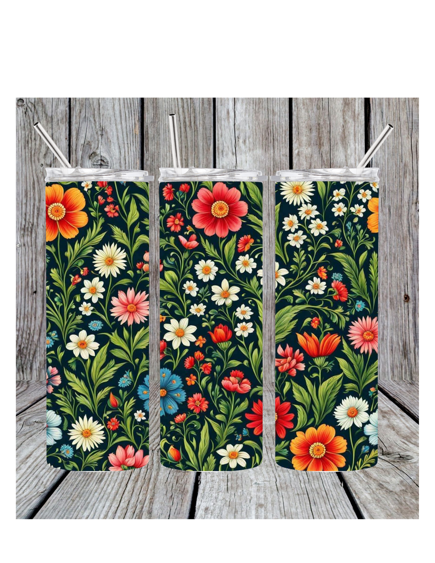 Wildflower tumbler