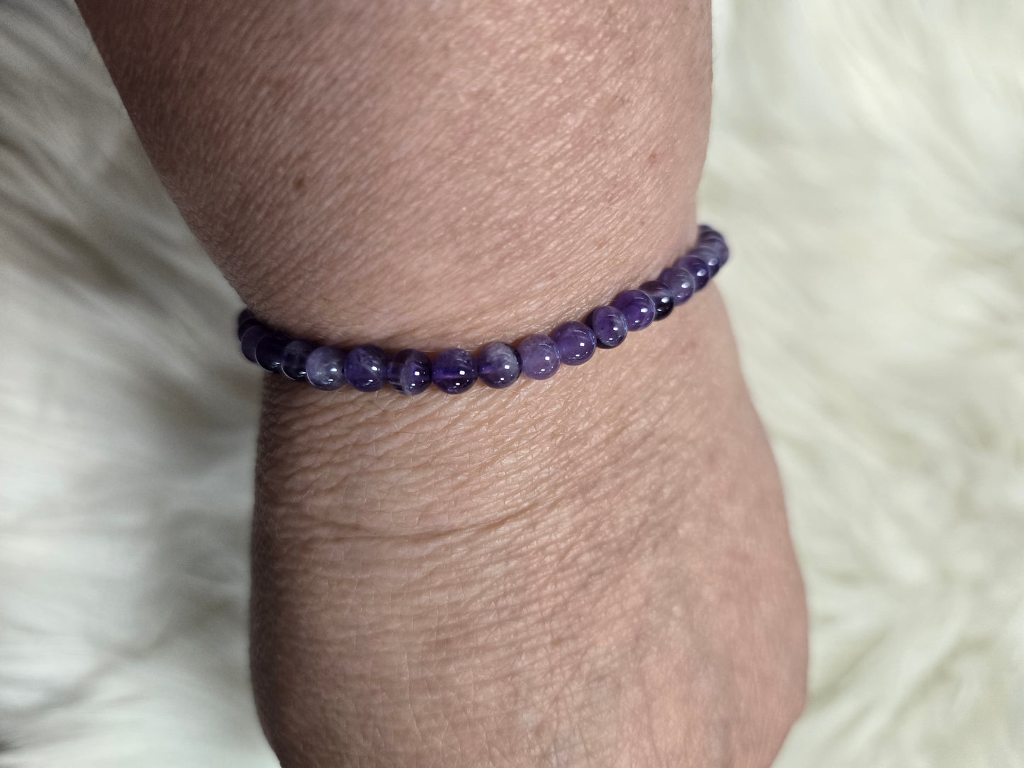 Chevron Amethyst bracelet