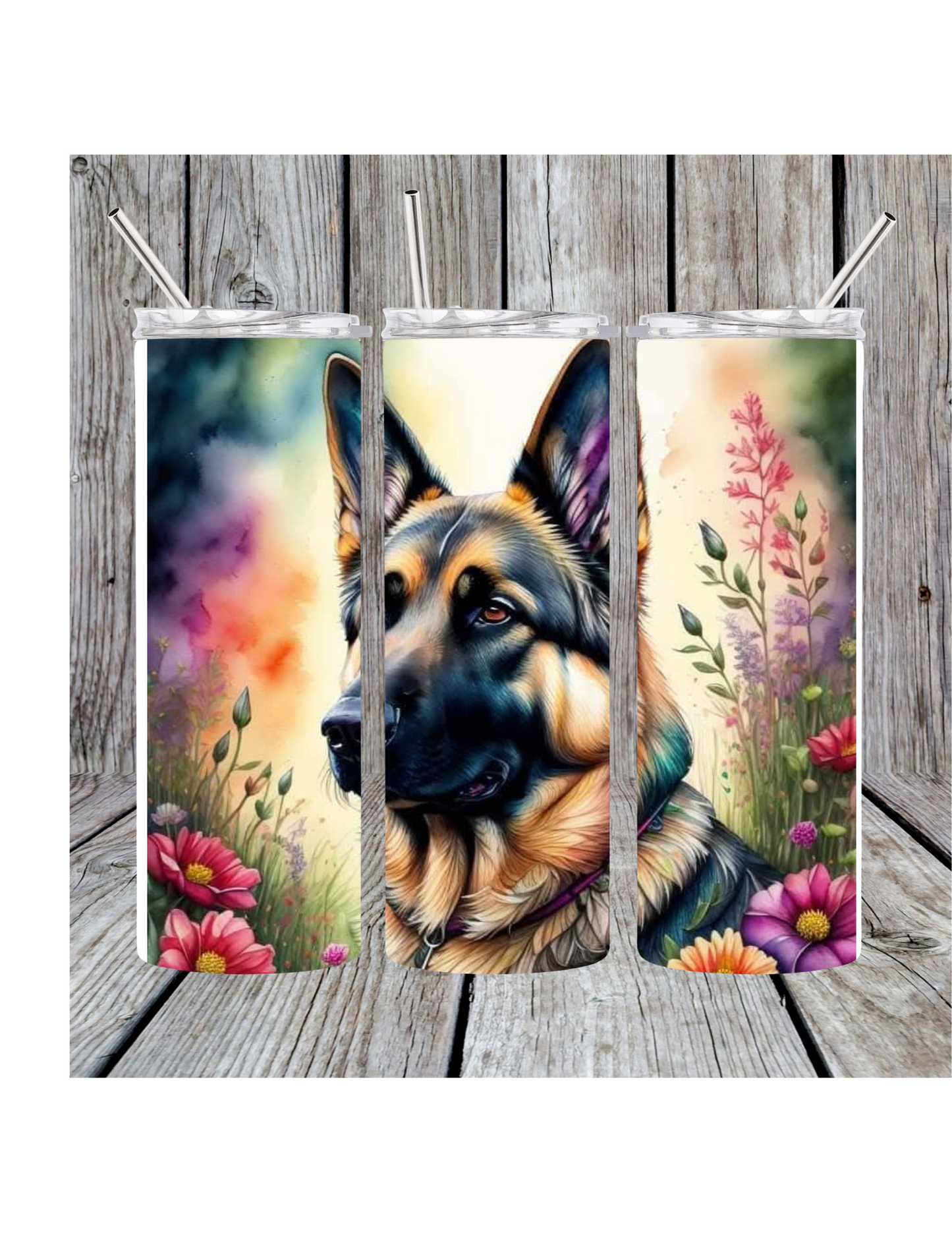 German shepherd tumbler