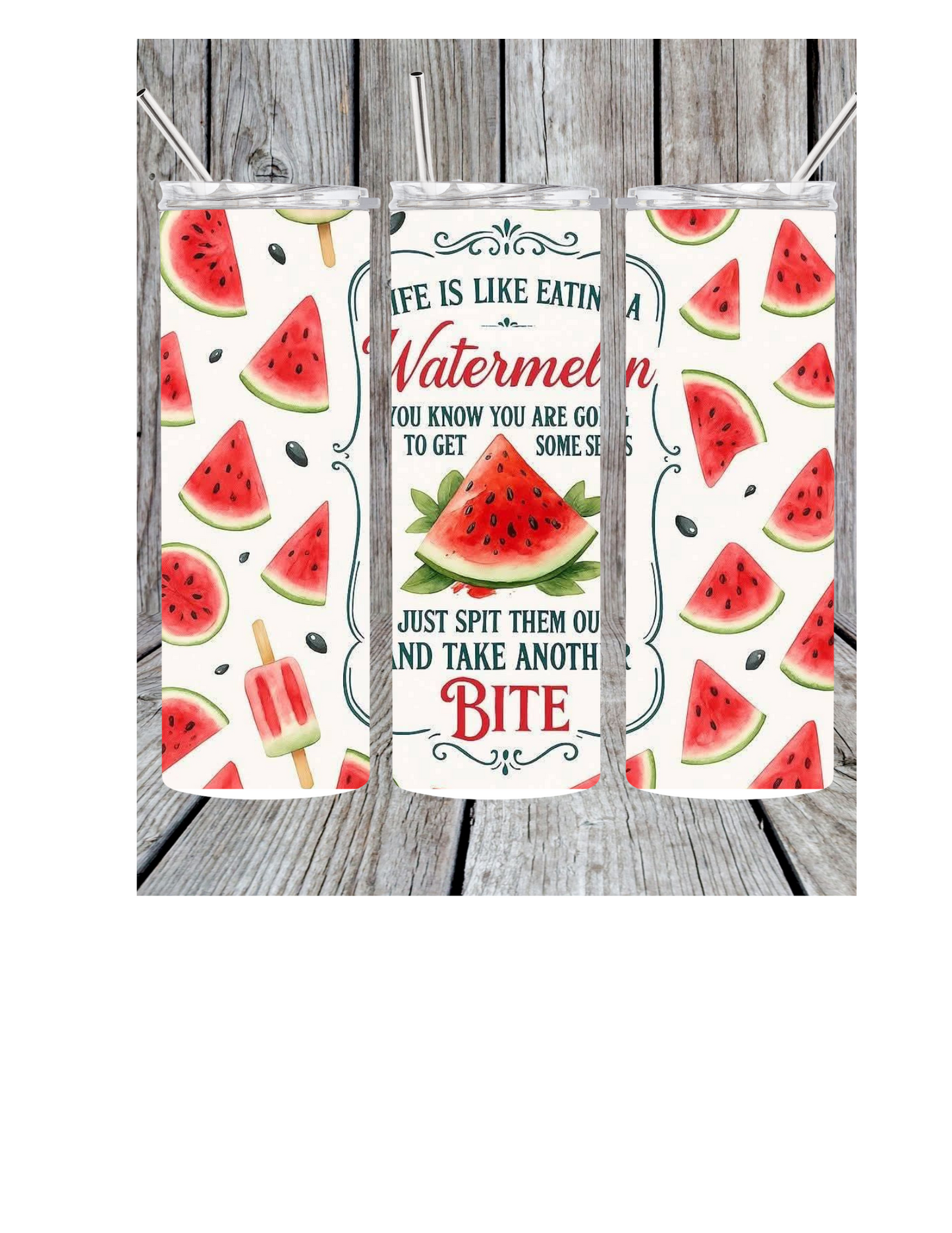 Watermelon tumbler