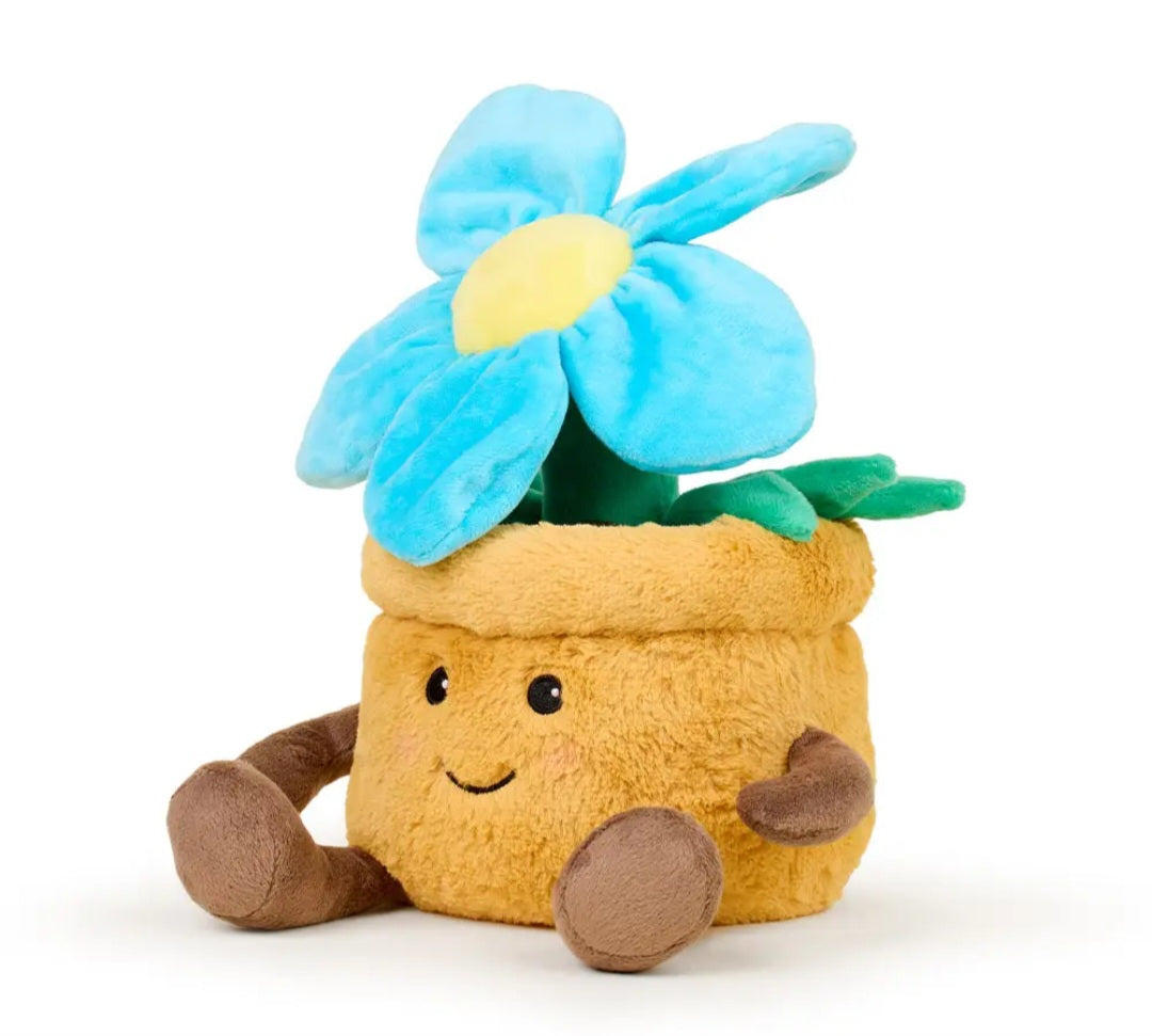 Blue flower warmie