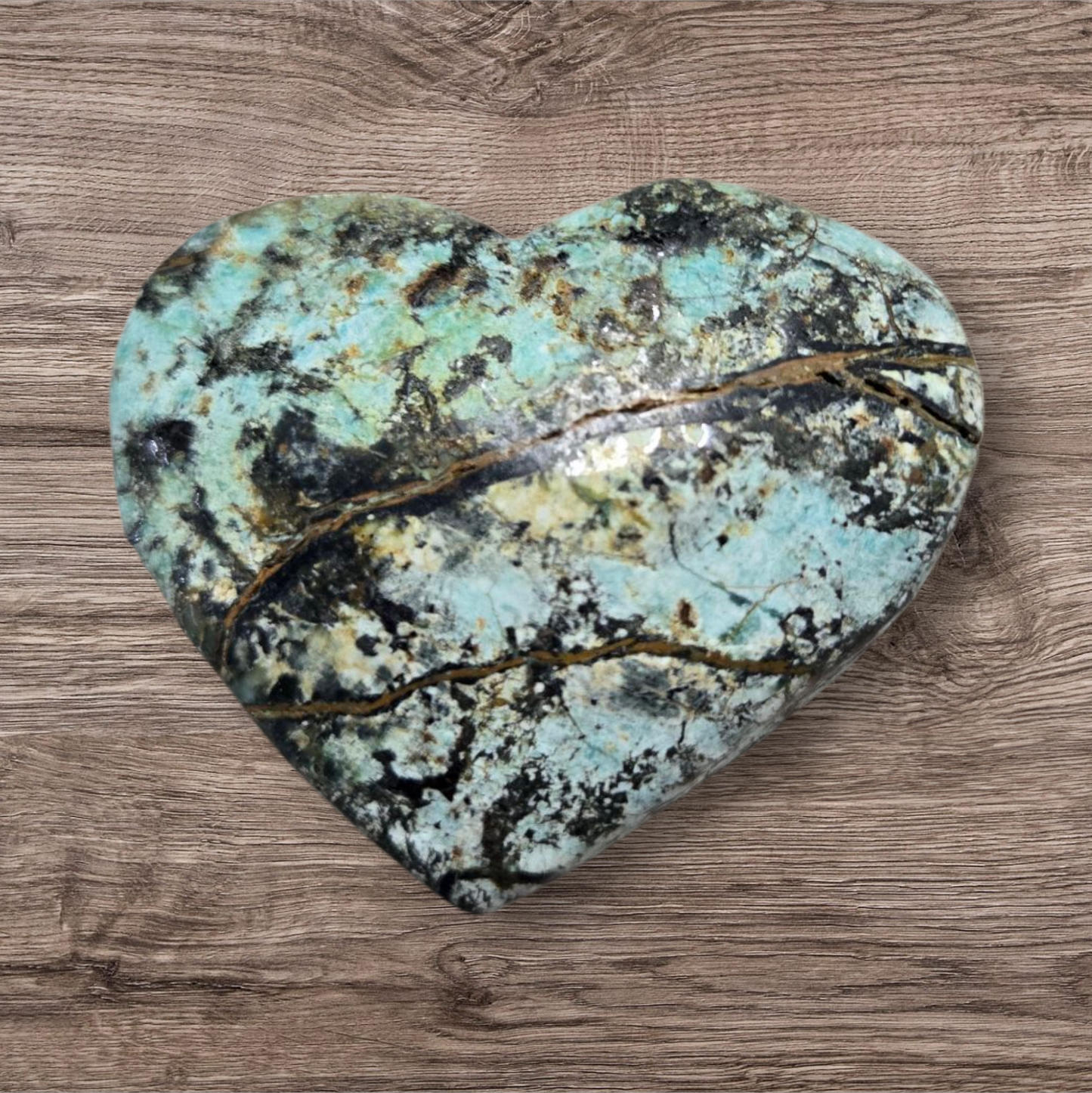 African Turquoise heart