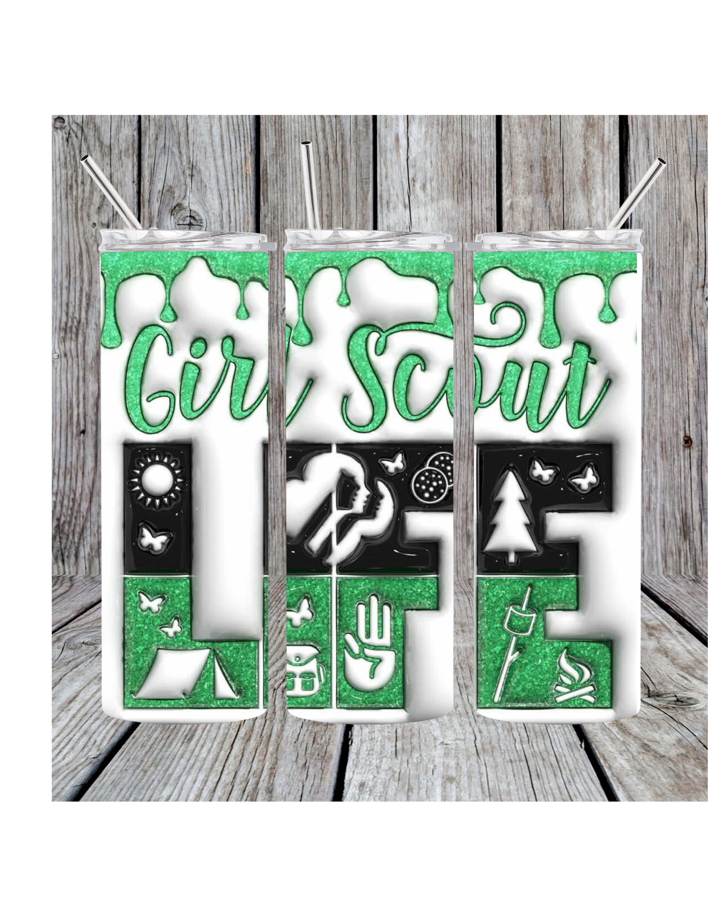 Girl scout life tumbler