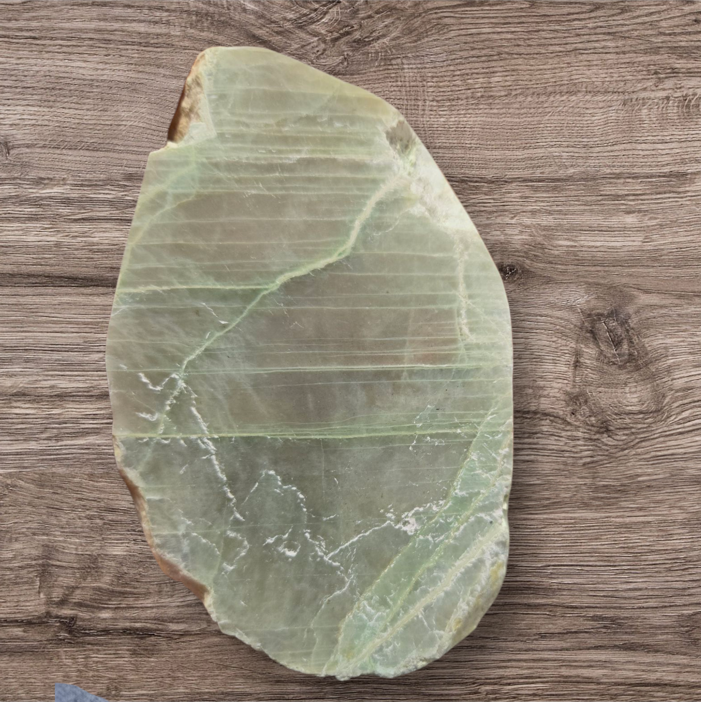 Green Moonstone slab