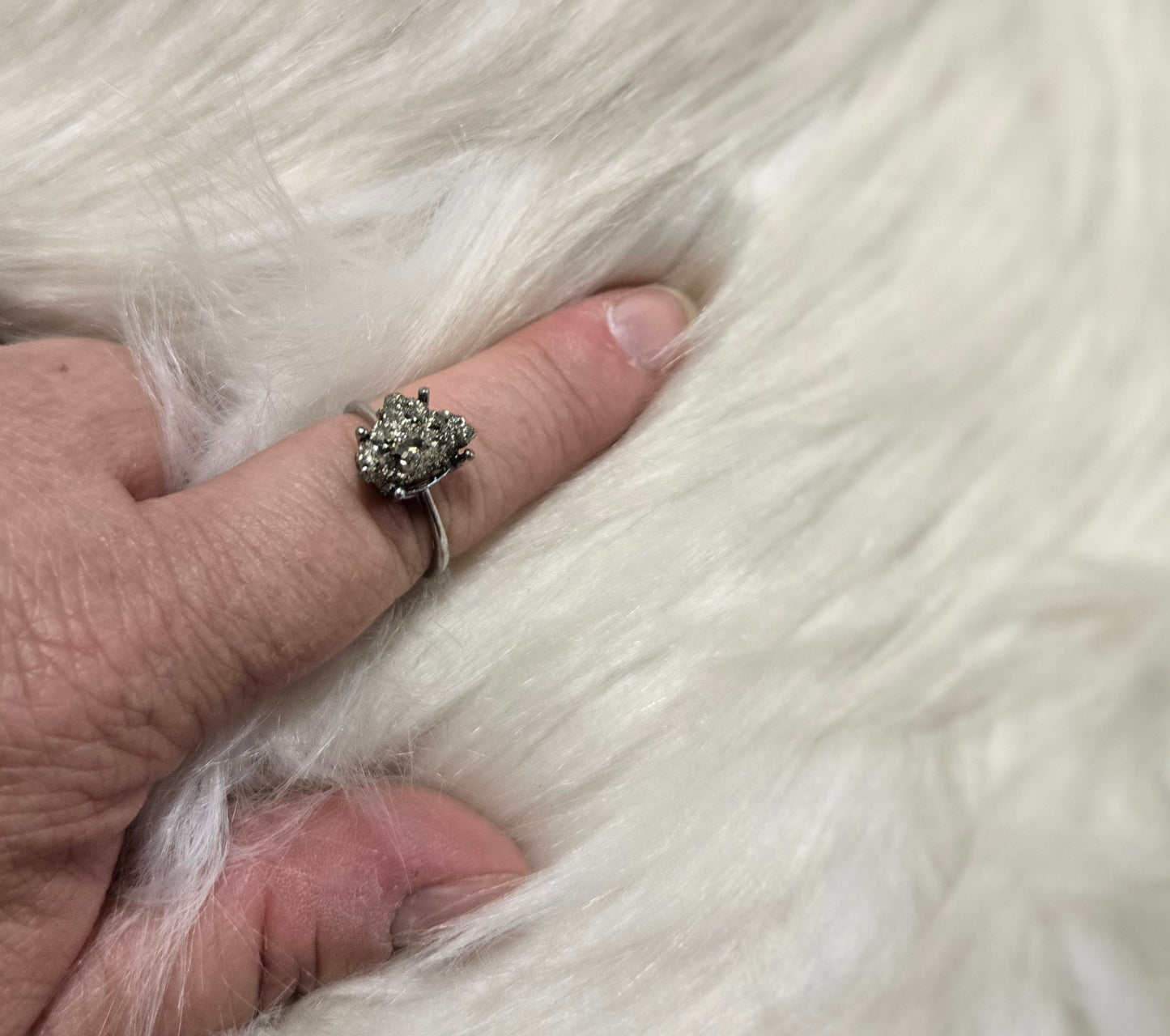 Pyrite ring
