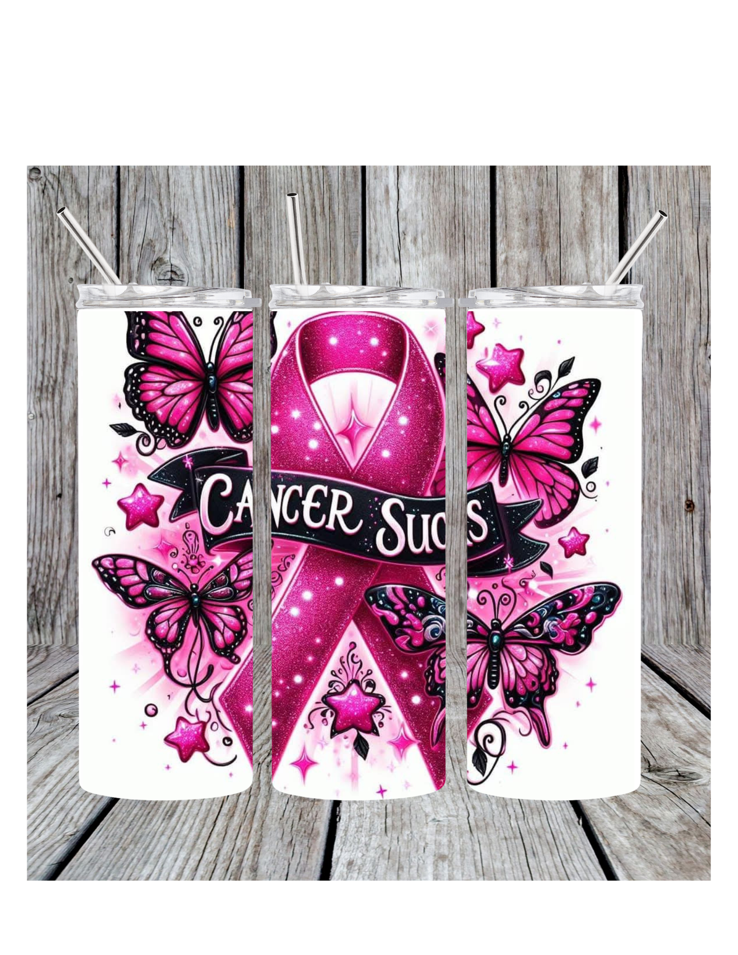 Cancer sucks tumbler
