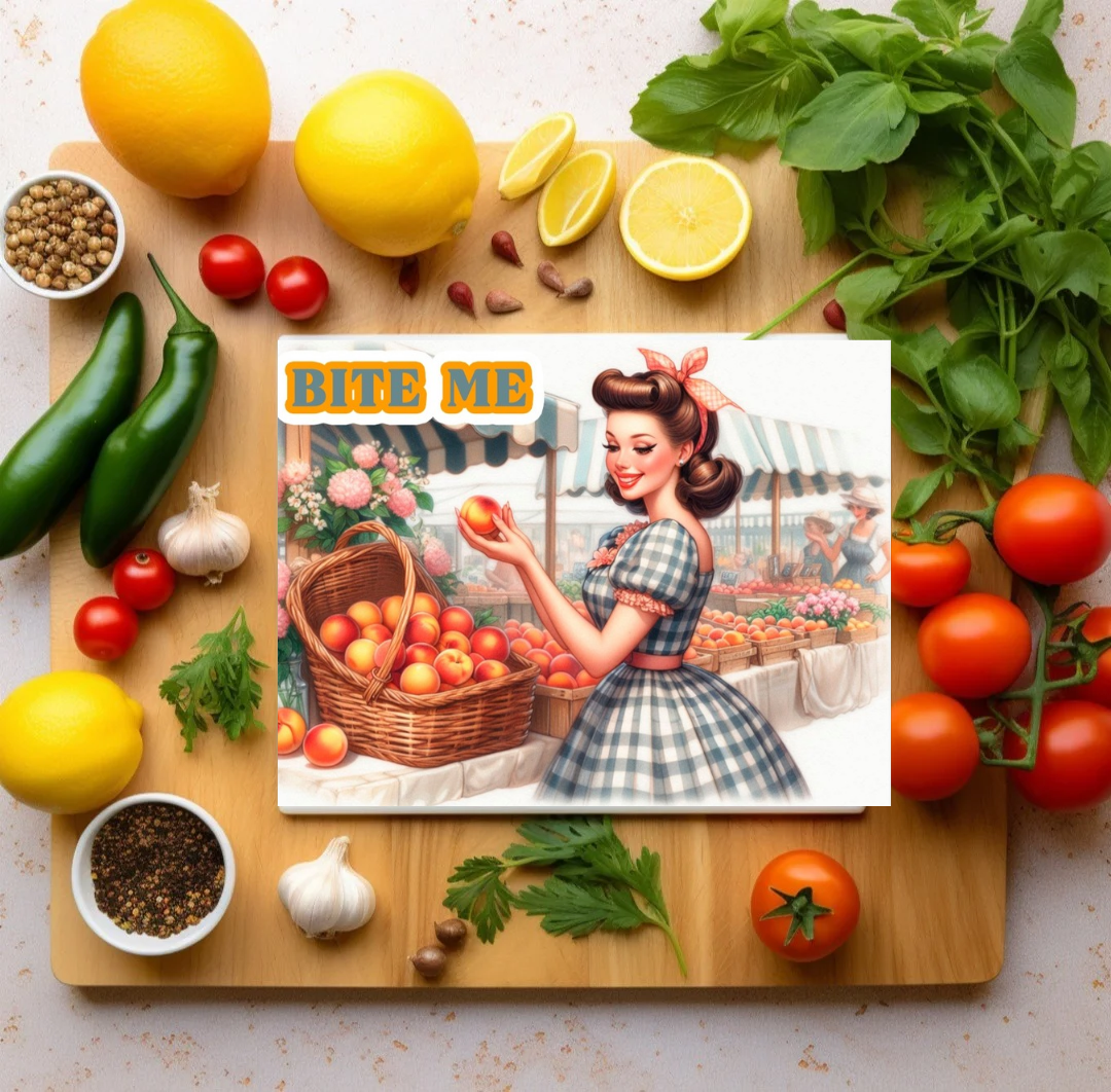 Bite me cutting board