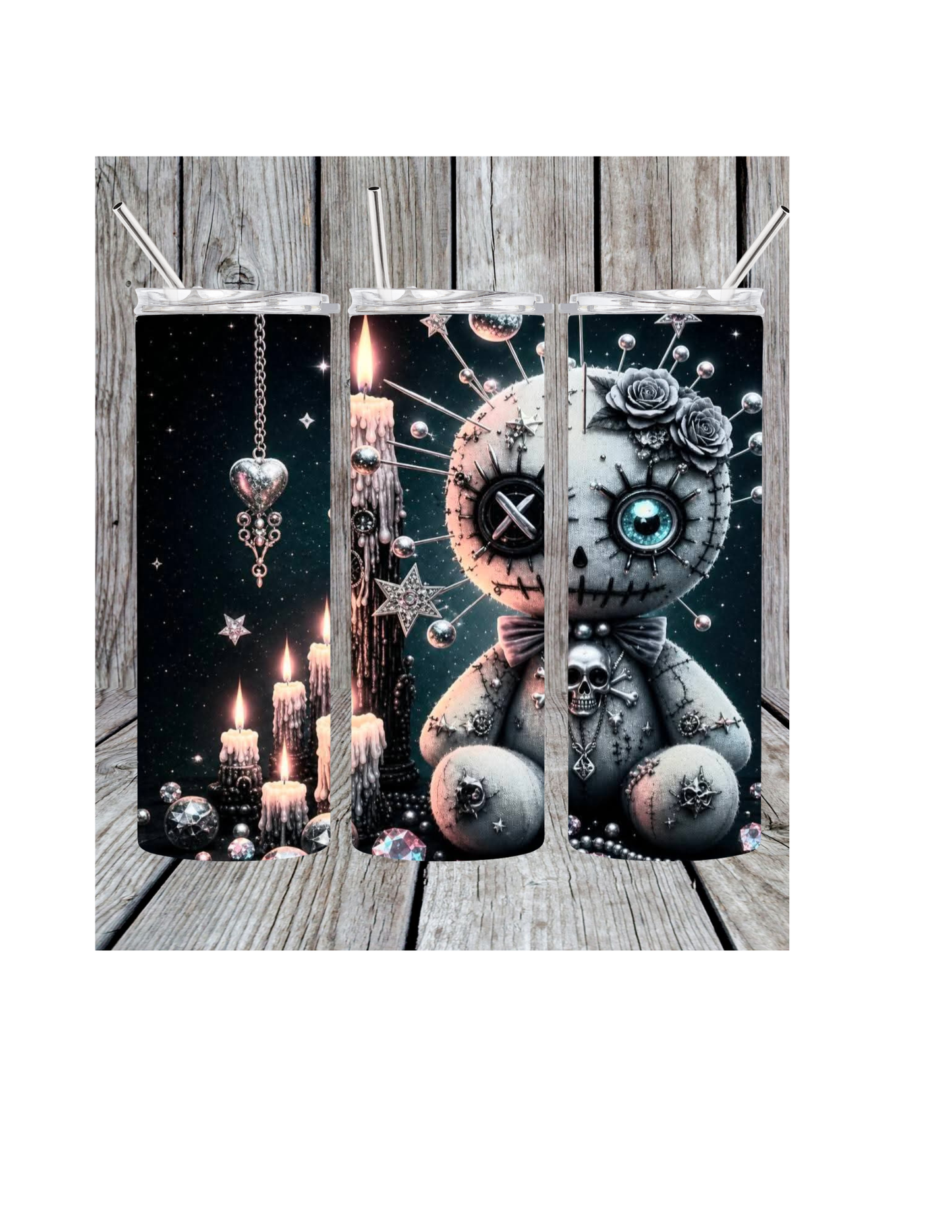 Voodoo doll tumbler