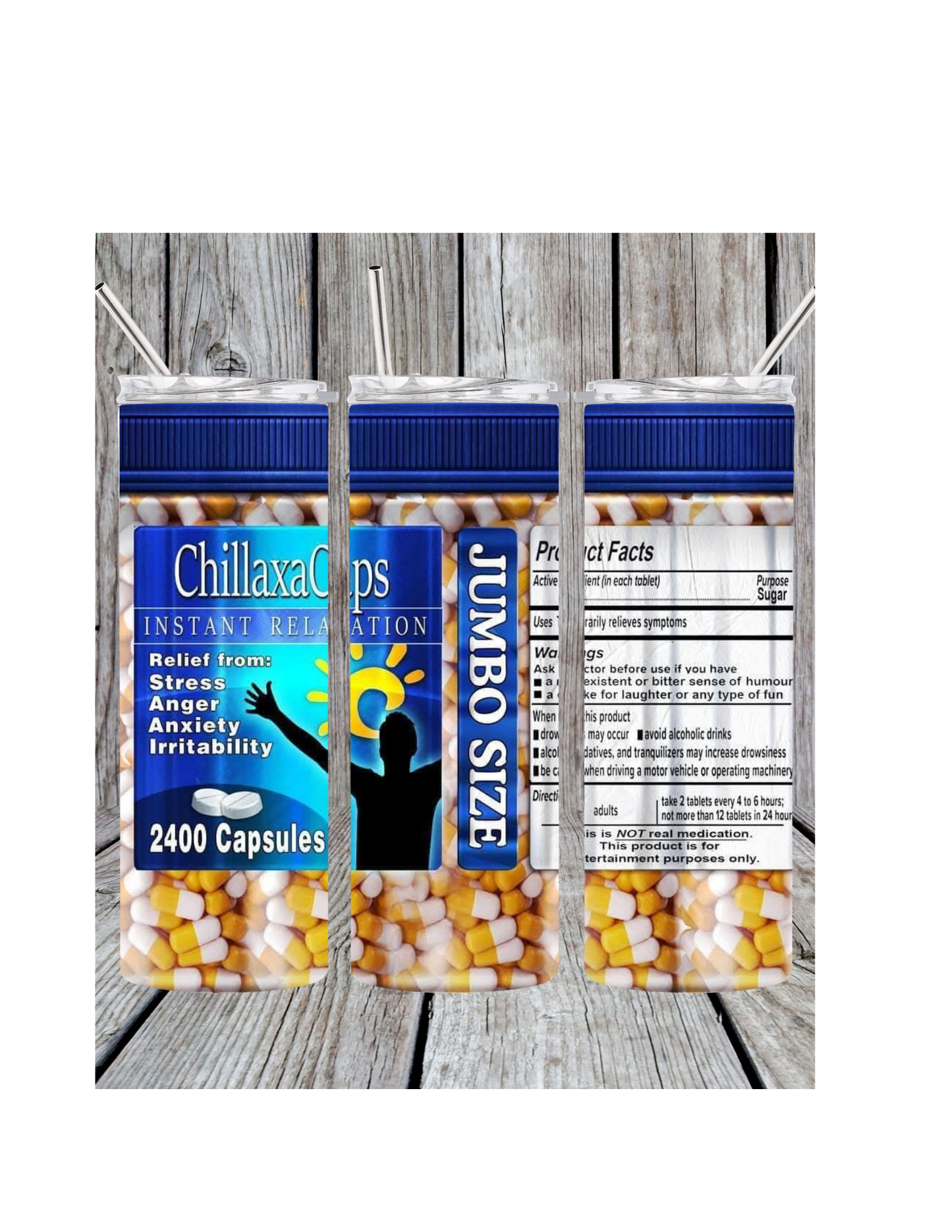 ChillaxaCaps tumbler